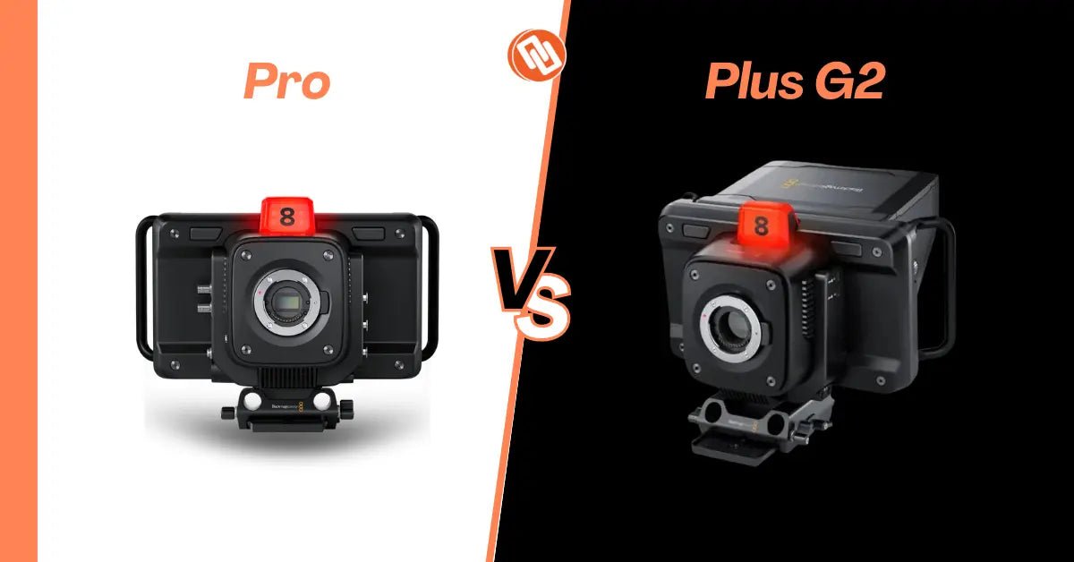 Blackmagic Design Studio Camera 4K: Plus G2 vs Pro