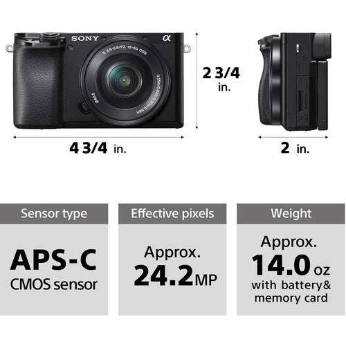 Sony Alpha a6100 Mirrorless Camera