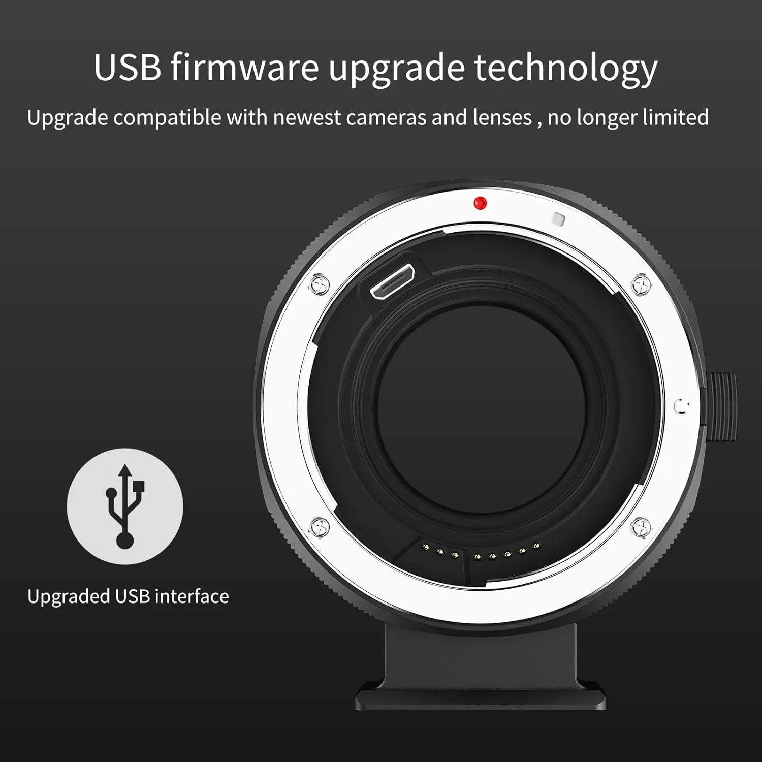 K&F Concept Auto Focus Lens Mount Adapter Ring EF/EF-S to FX Electronic Lens Adapter