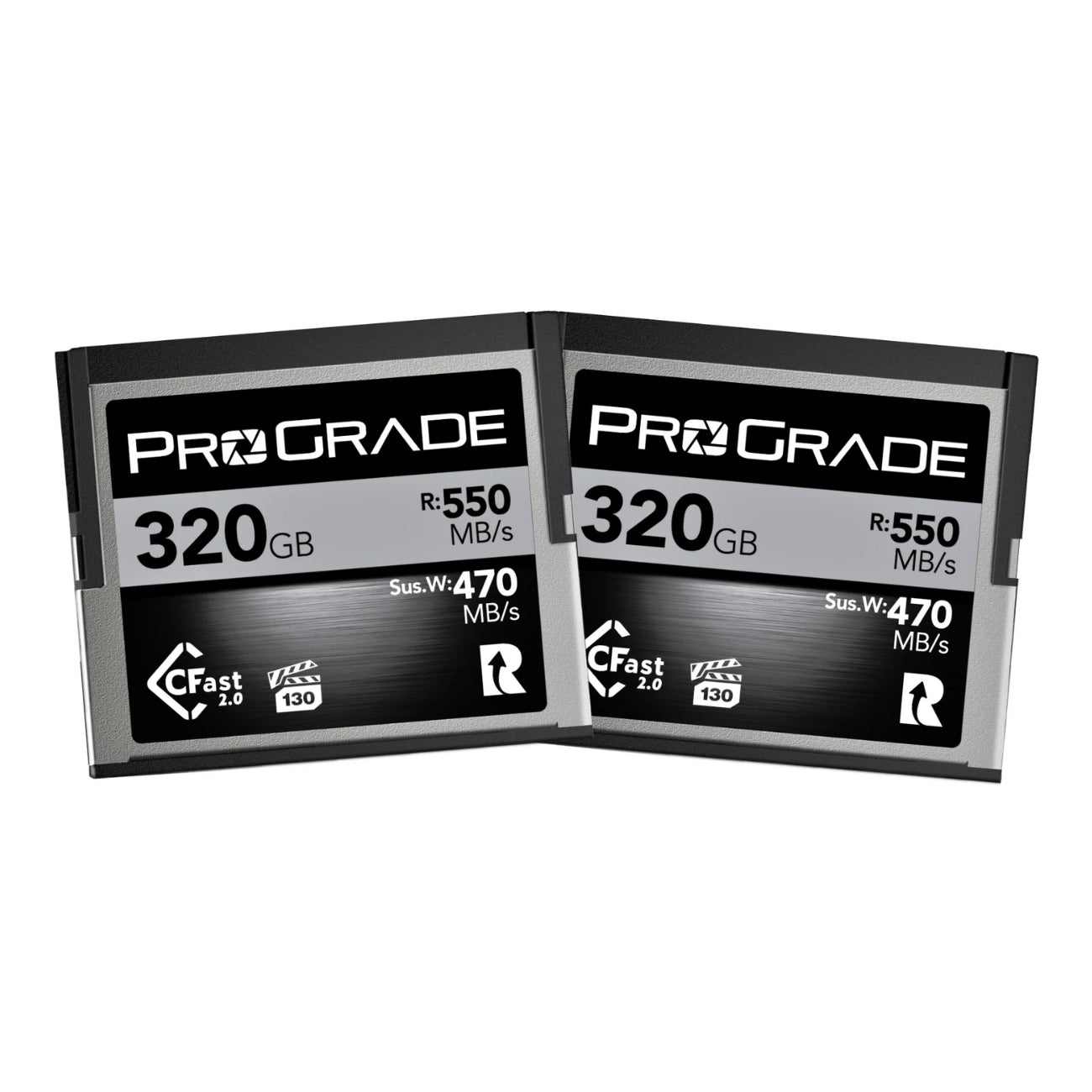 ProGrade Digital 320GB CFast 2.0 Cobalt Memory Card (2-Pack) - camera memory card / cfast 2 card