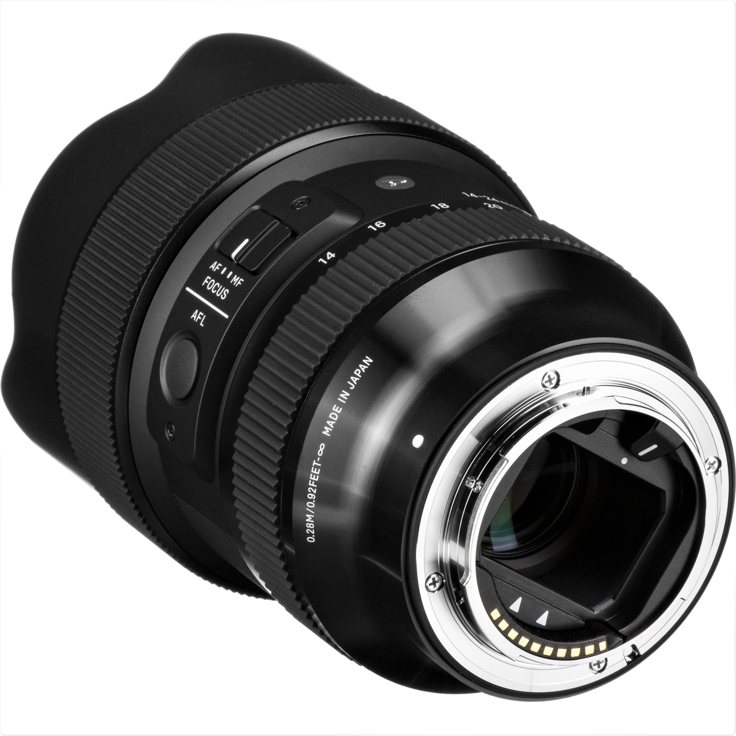 Sigma 14-24mm f/2.8 DG DN Art Lens for Sony E - Back Side View