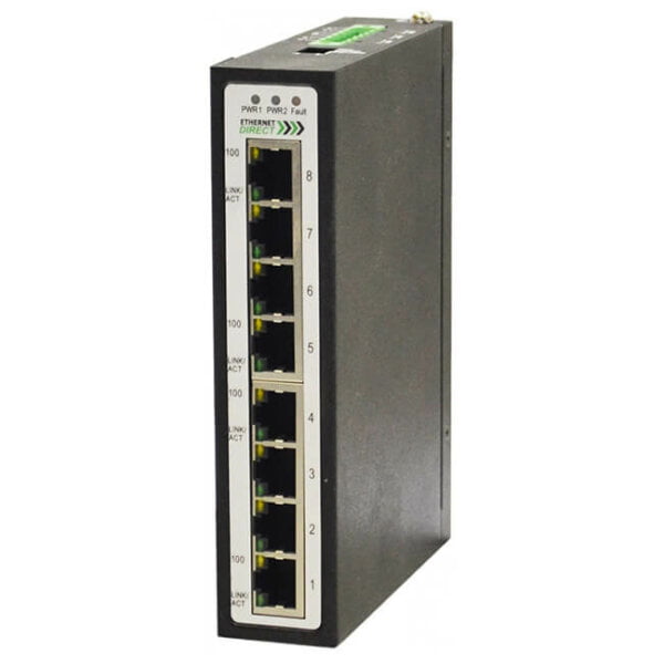 Ethernet Direct HUE-800SEN Industrial 8-Port Switch