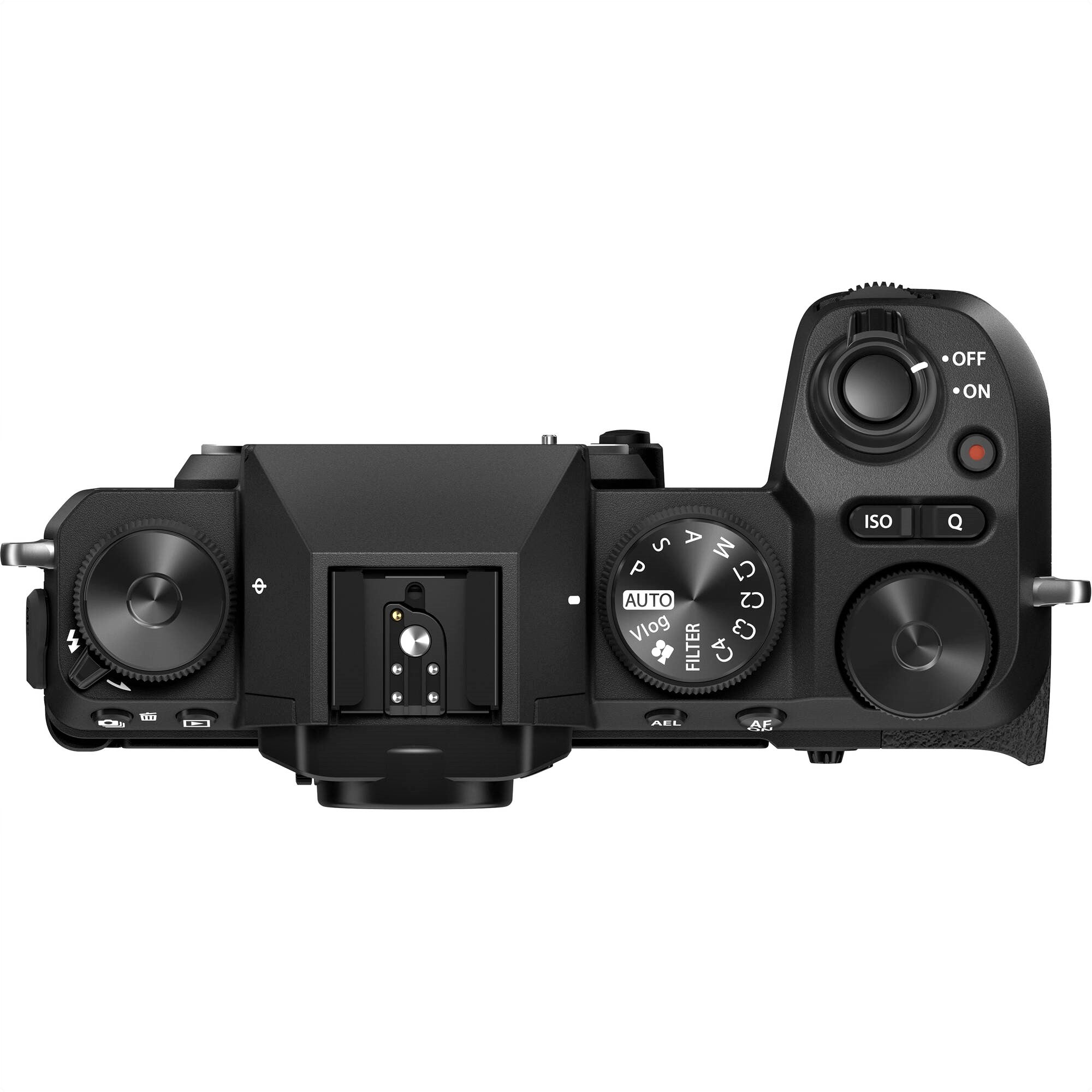 FUJIFILM X-S20 Mirrorless Camera (Black) - Top View