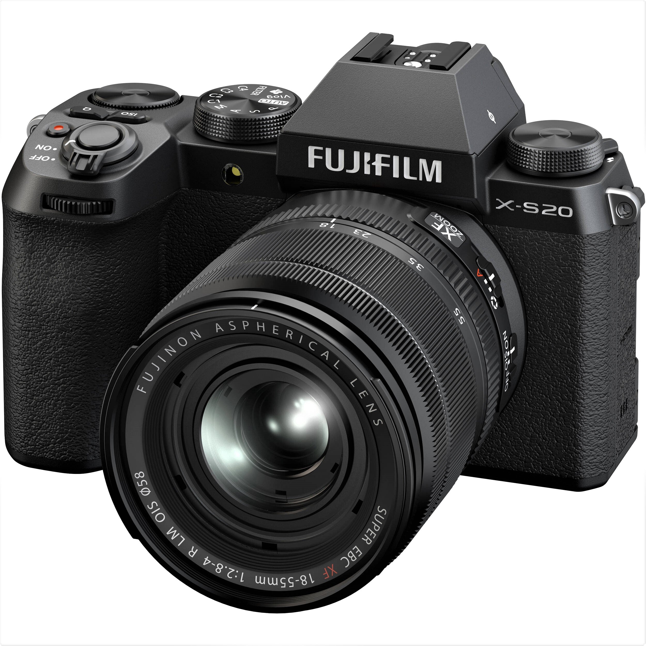 Fujifilm X-S20 Mirrorless Camera with 18-55mm Lens (Black)