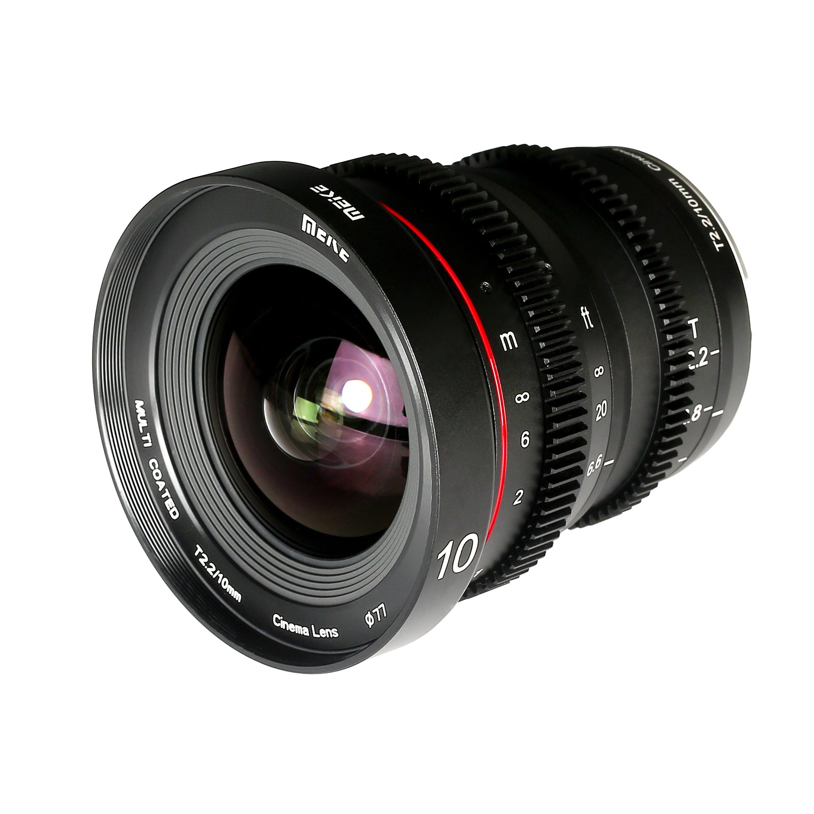 Meike Cinema 10mm T2.2 Lens (Fujifilm X Mount) Side View