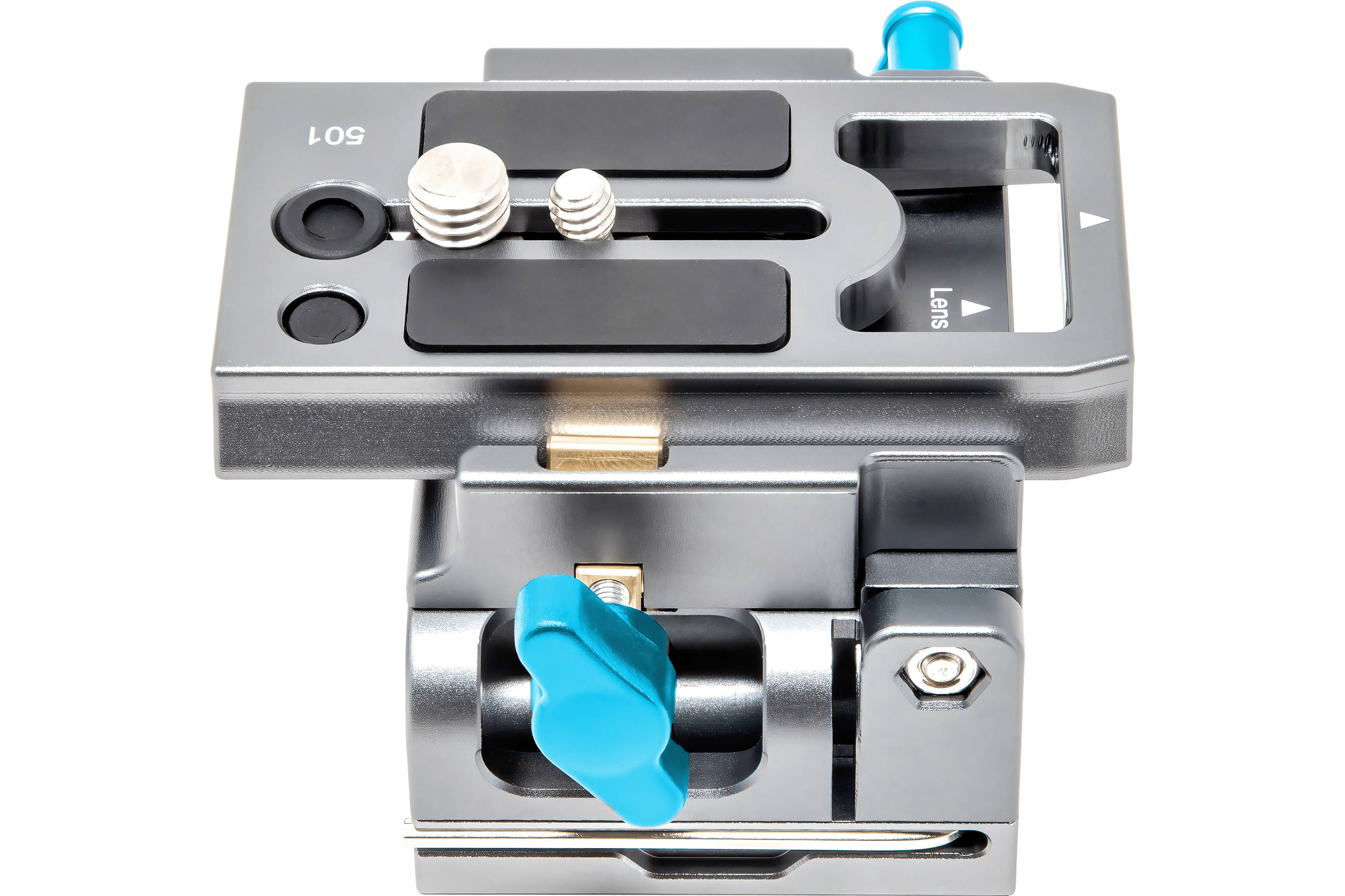 Kondor Blue 15mm LWS Arri/501 Side Loading Baseplate for Red Komodo, BMPCC & Mirrorless (Space Gray)