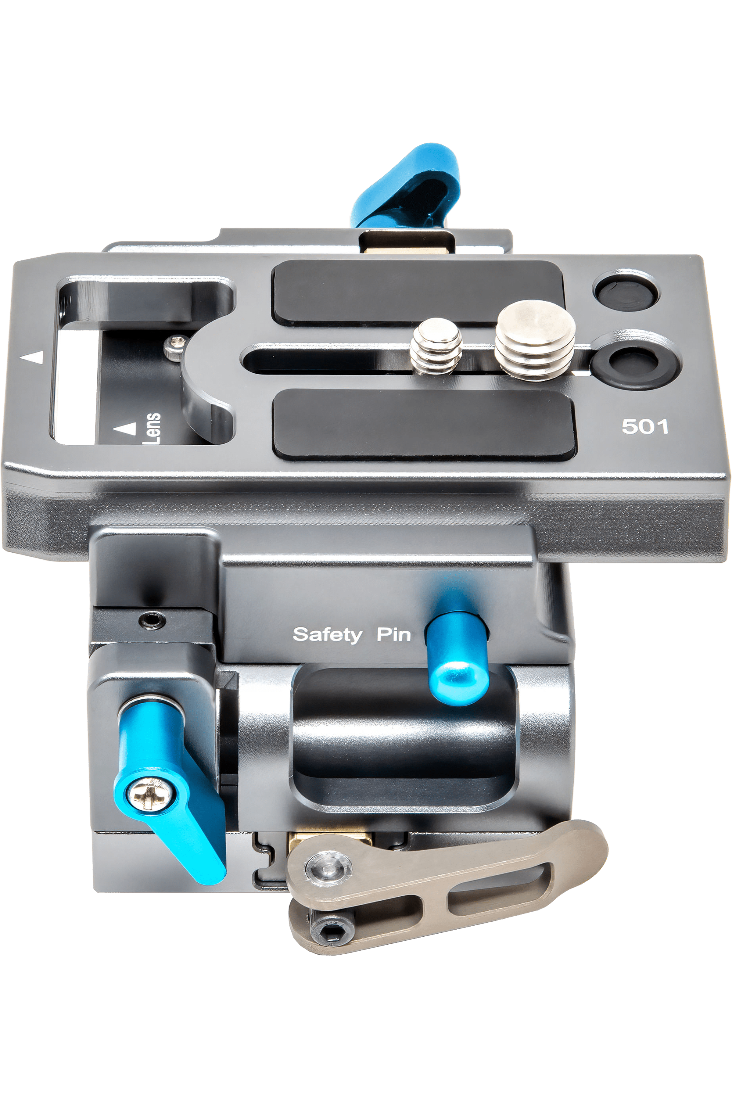 Kondor Blue 15mm LWS Arri/501 Side Loading Baseplate for Red Komodo, BMPCC & Mirrorless (Space Gray)