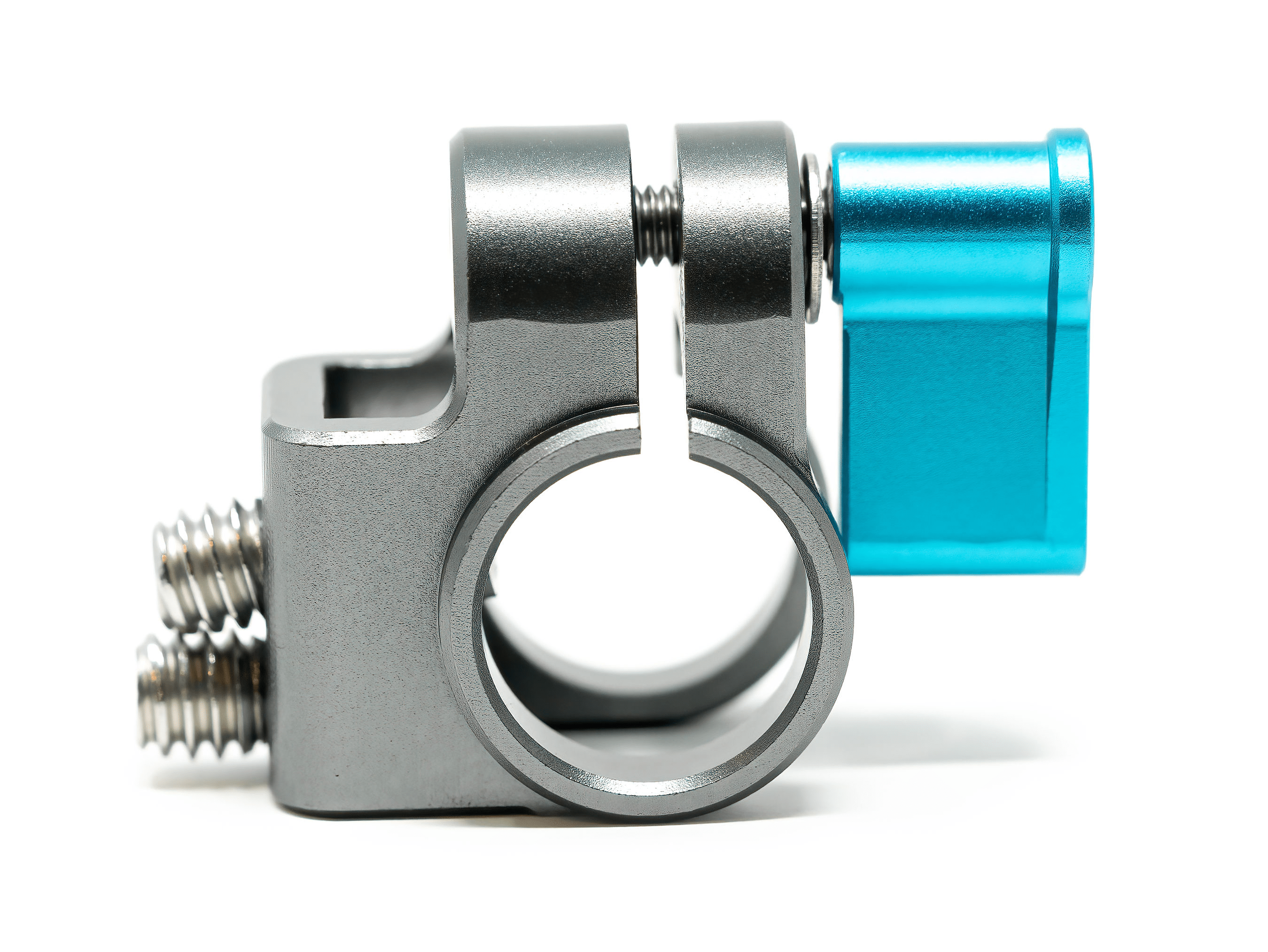 Kondor Blue 15mm Single Rod Cage Adapter (Space Gray)