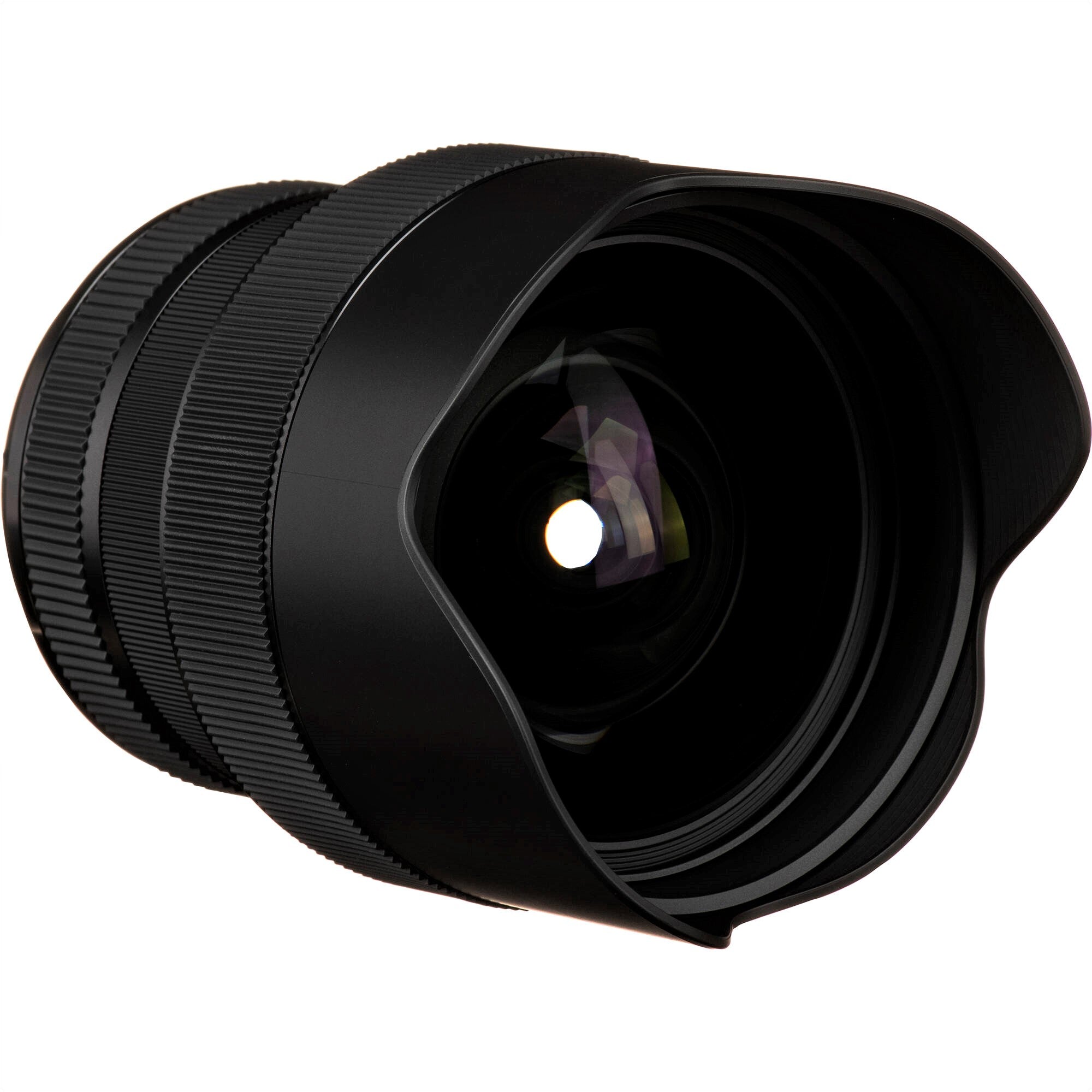 Sigma 14-24mm F2.8 DG HSM Art Lens for Nikon F in a Front-Side View