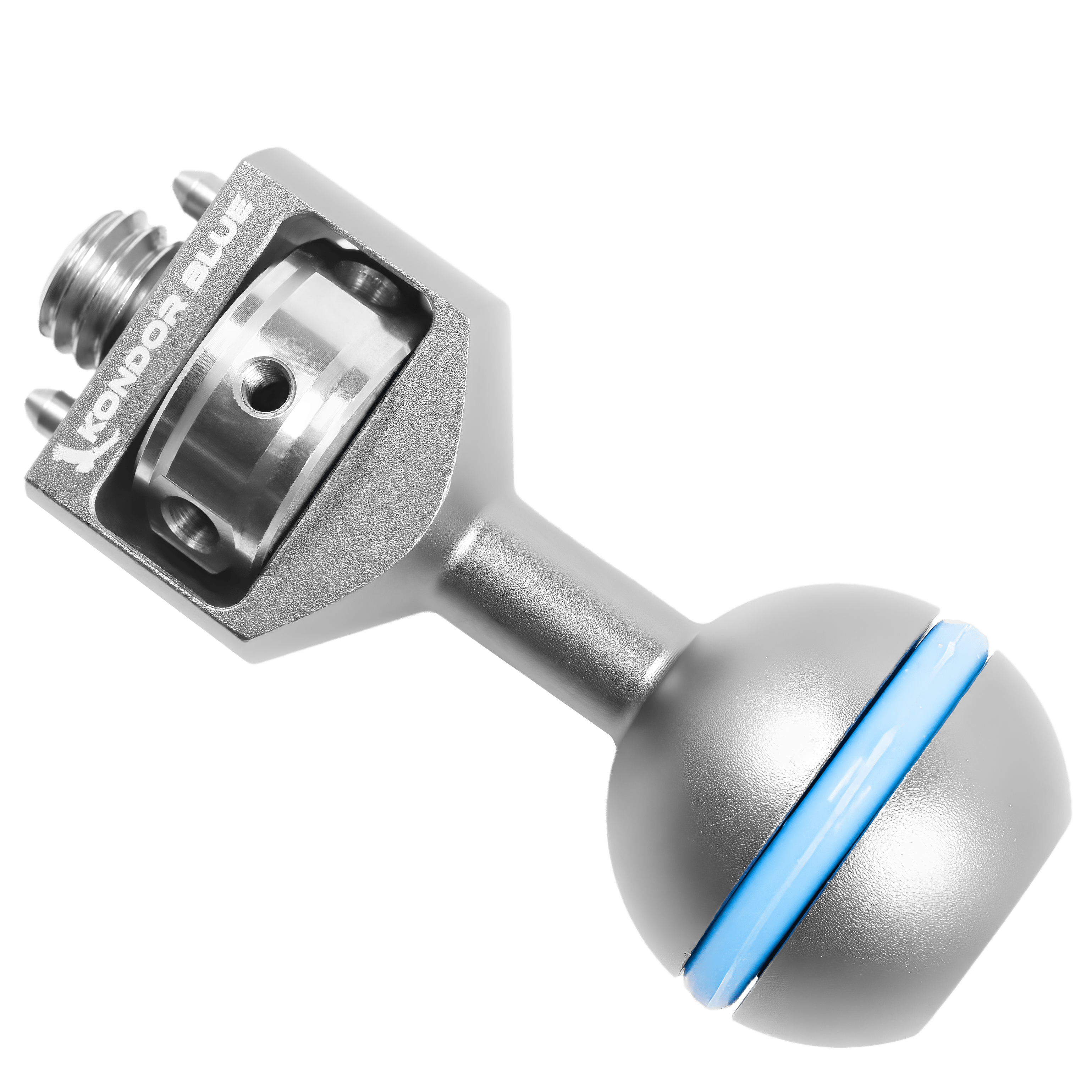 Kondor Blue 3/8" Ball Head with Locating Pins for Magic Arms (Space Gray)