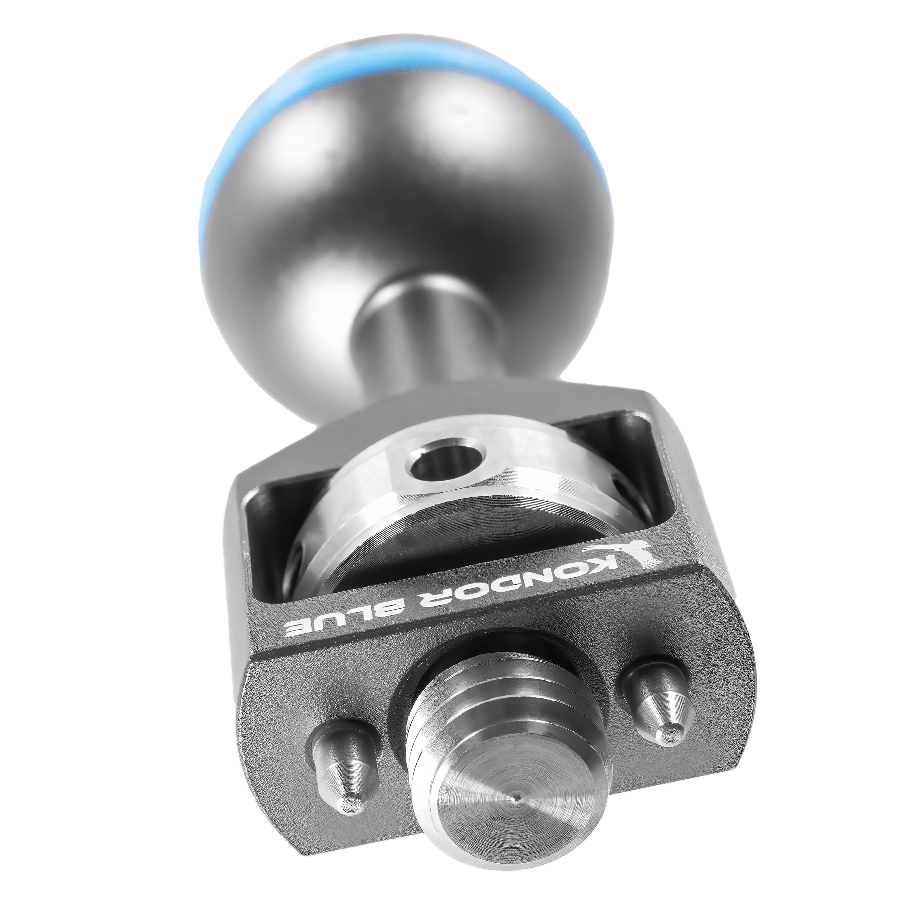 Kondor Blue 3/8" Ball Head with Locating Pins for Magic Arms (Space Gray)