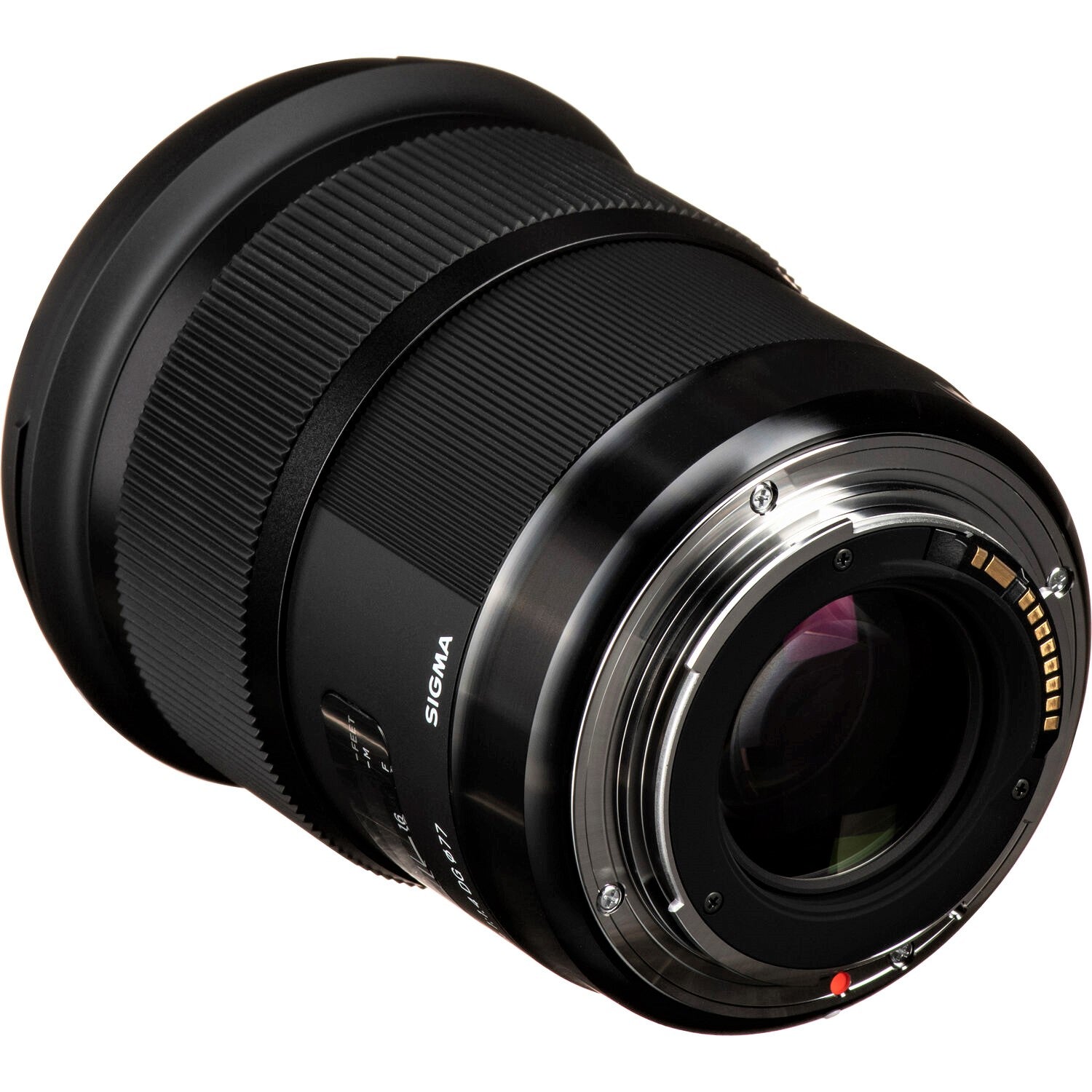 Sigma 50mm F1.4 DG HSM Art Lens for Canon EF in a Back-Side View