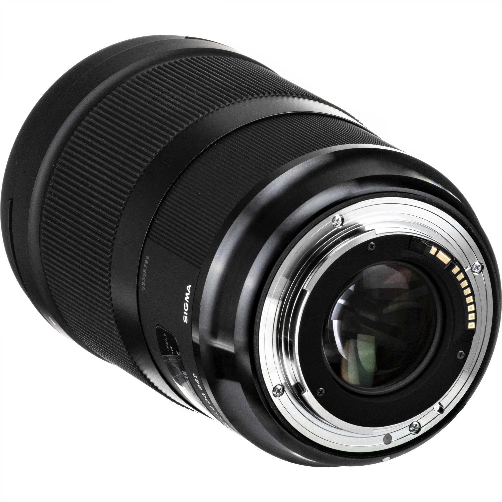 Sigma 40mm F1.4 DG HSM Art Lens for Leica L in a Back-Side View