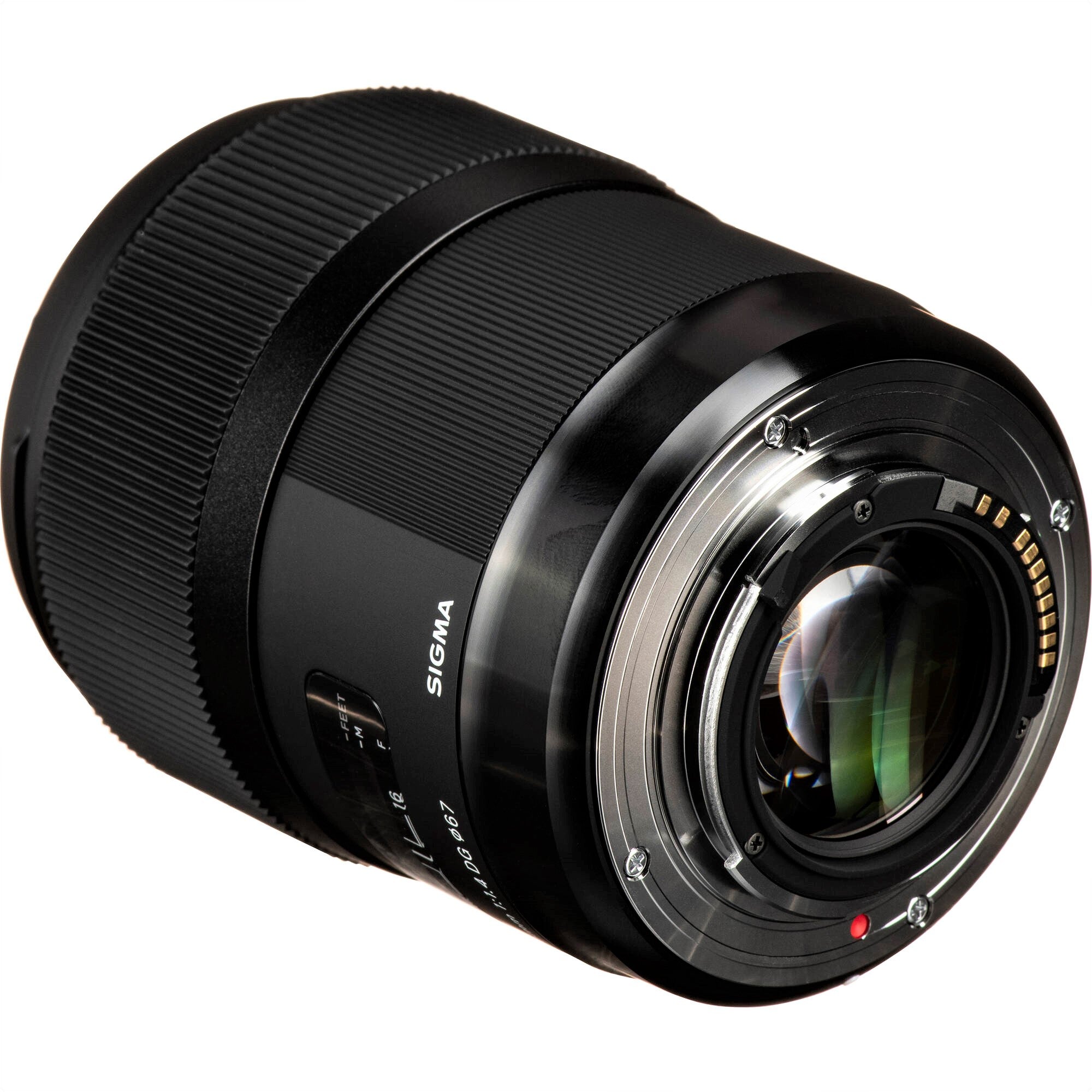 Sigma 35mm F1.4 DG HSM Art Lens for Sigma SA in a Back-Side View