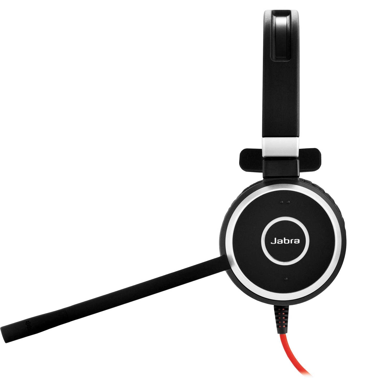 Jabra Evolve 40 MS Mono Headset – Unified Communications Headphones for VoIP Softphone with Passive Noise Cancellation – USB-Cable with Controller – Black