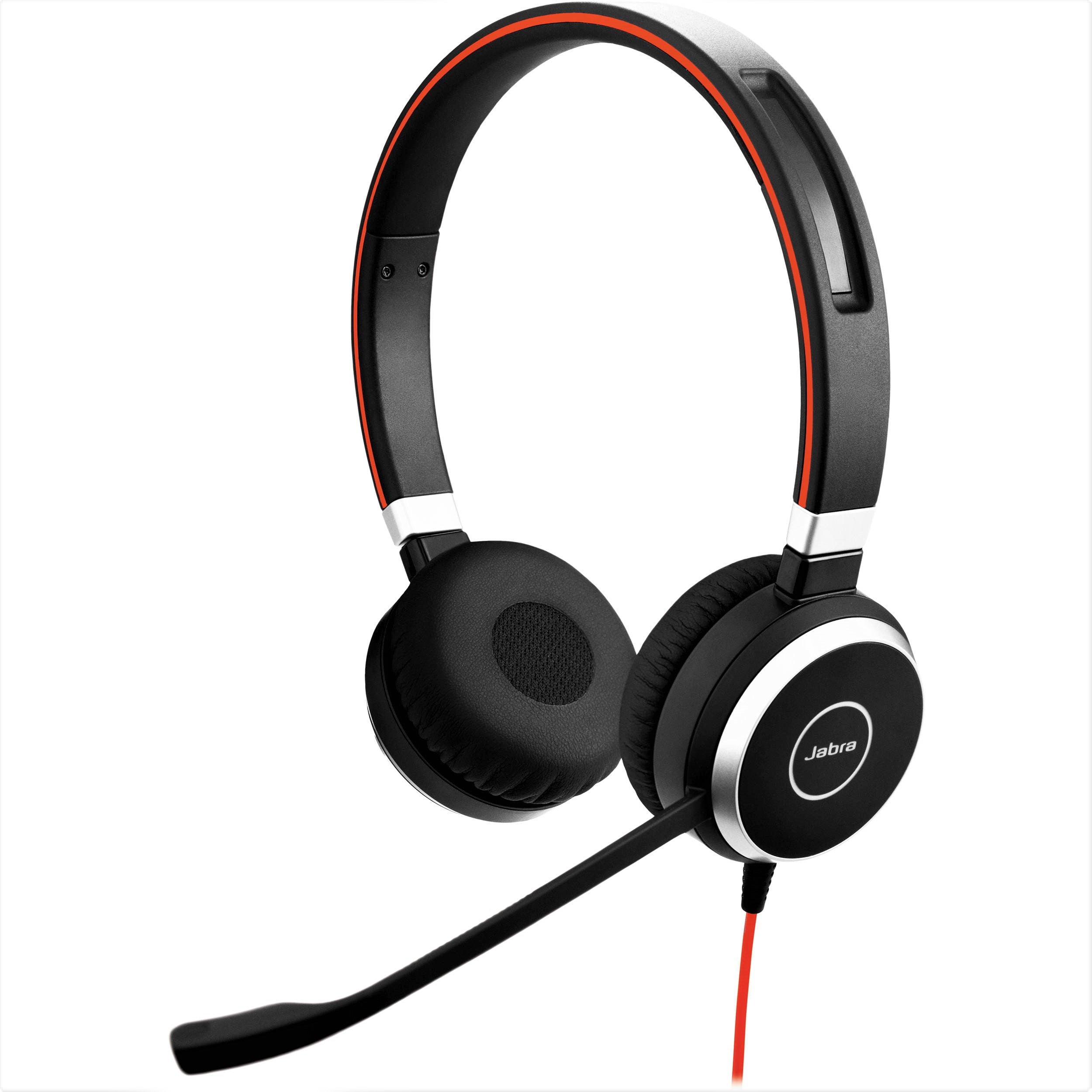 Jabra Evolve 40 Professional Wired Headset, Stereo, MS-Optimized – Telephone Headset for Greater Productivity, Superior Sound for Calls and Music, 3.5mm Jack/USB Connection, All-Day Comfort Design