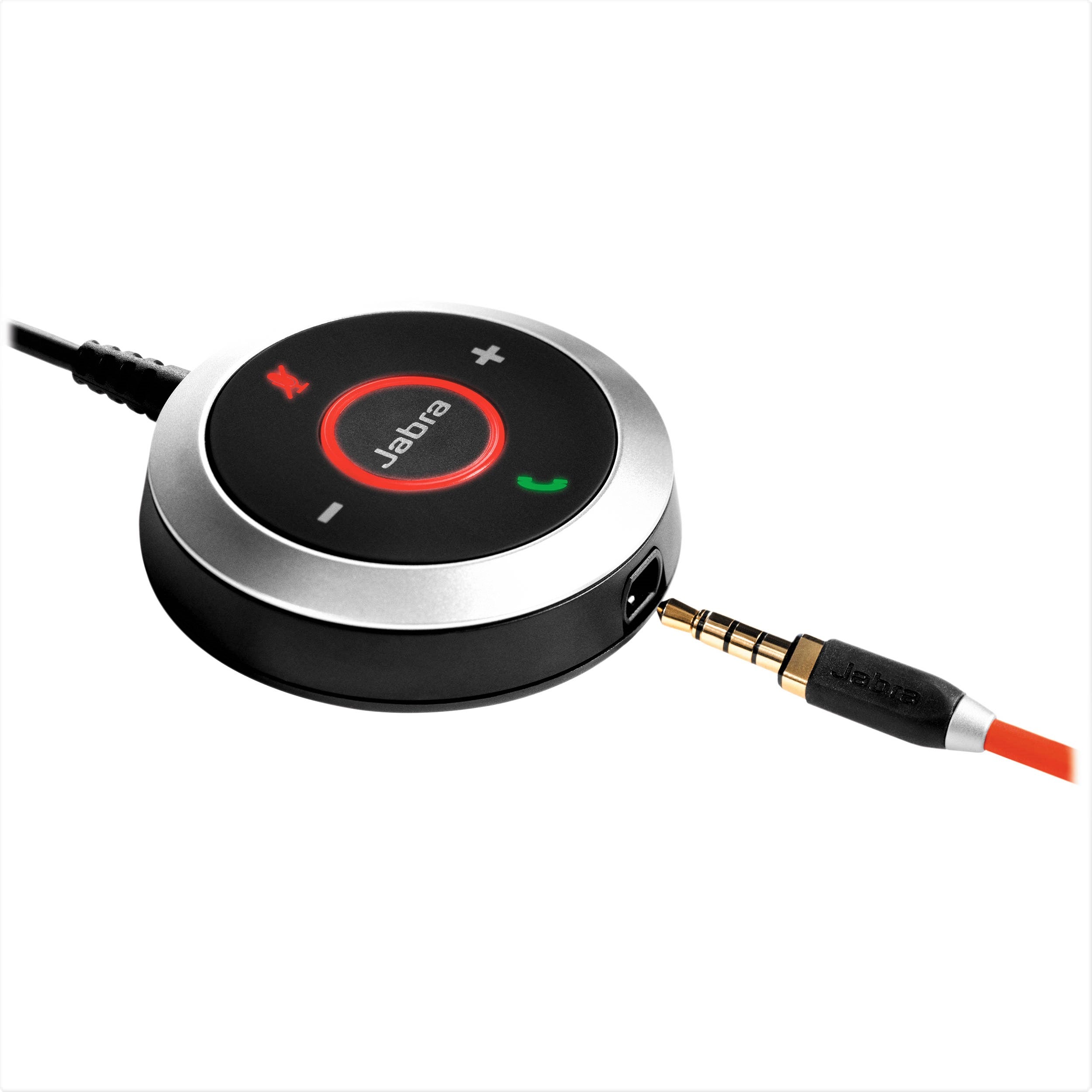 Jabra Evolve 40 UC Professional Wired Headset, Stereo – Telephone Headset for Greater Productivity, Superior Sound for Calls and Music, 3.5mm Jack/USB Connection, All-Day Comfort Design, UC Optimized