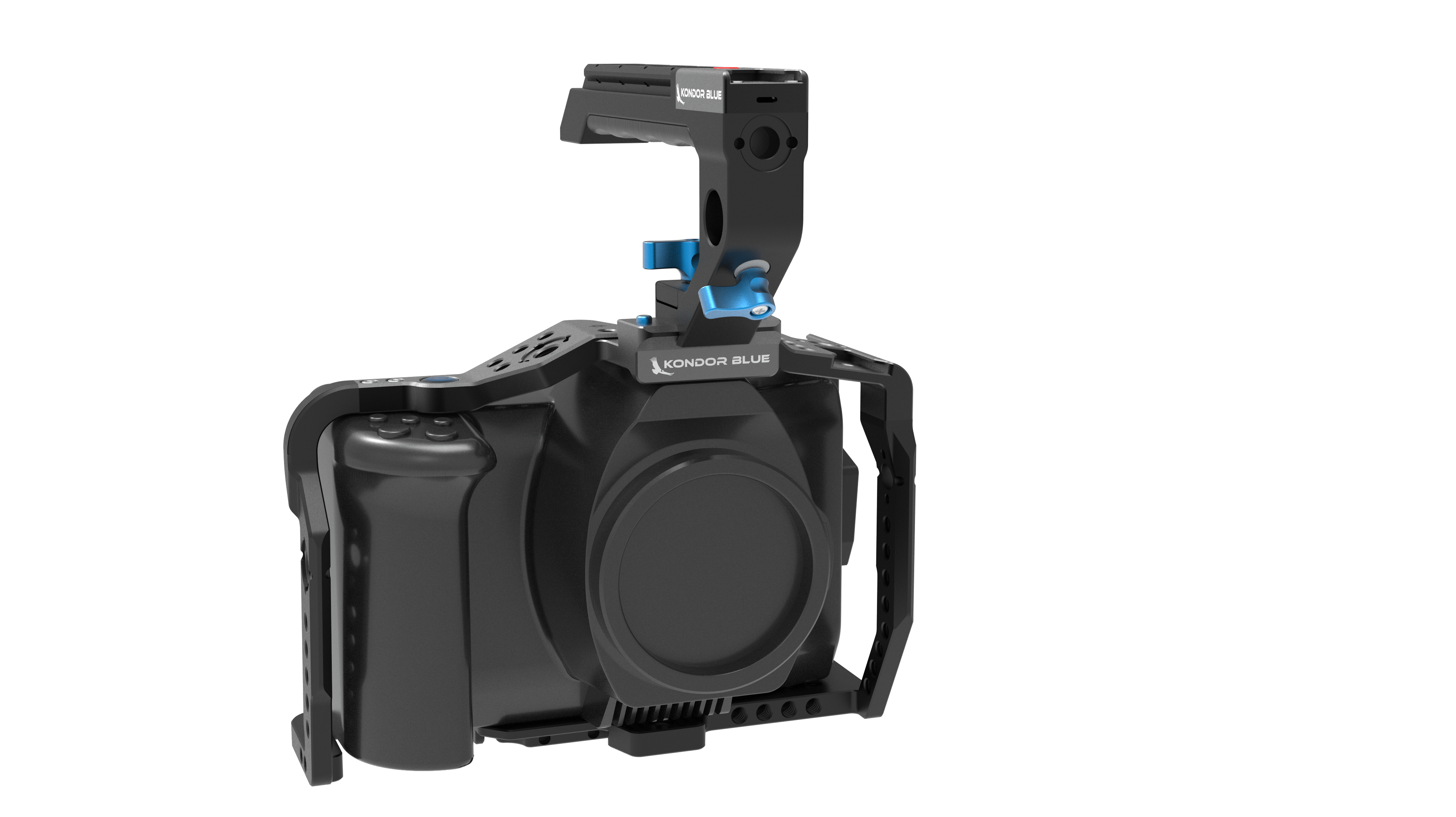 Kondor Blue Blackmagic Pocket 6K Pro Cage with Top Handle (Black)