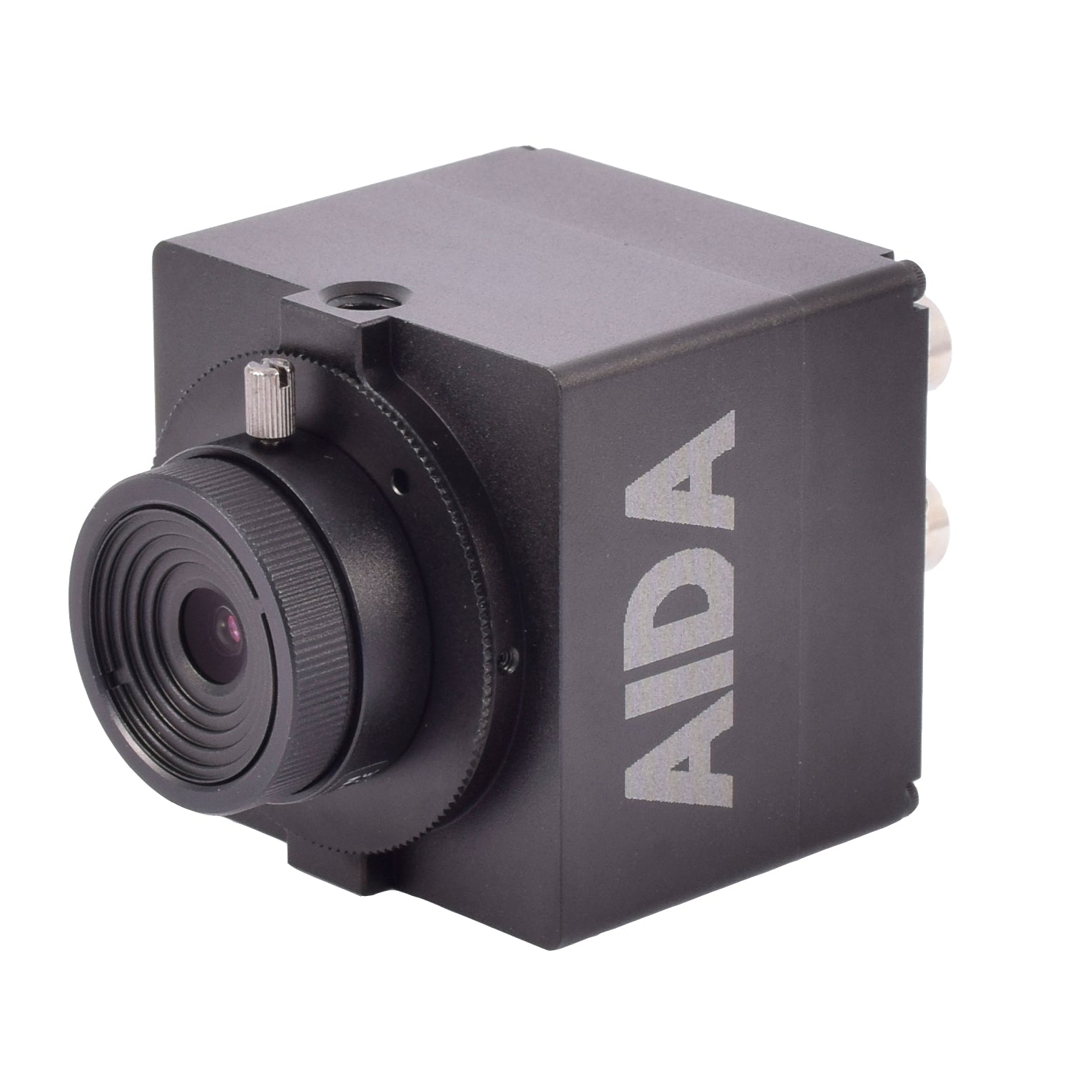 AIDA Imaging 3G-SDI/HDMI Full HD Genlock Camera in a Front-Side View