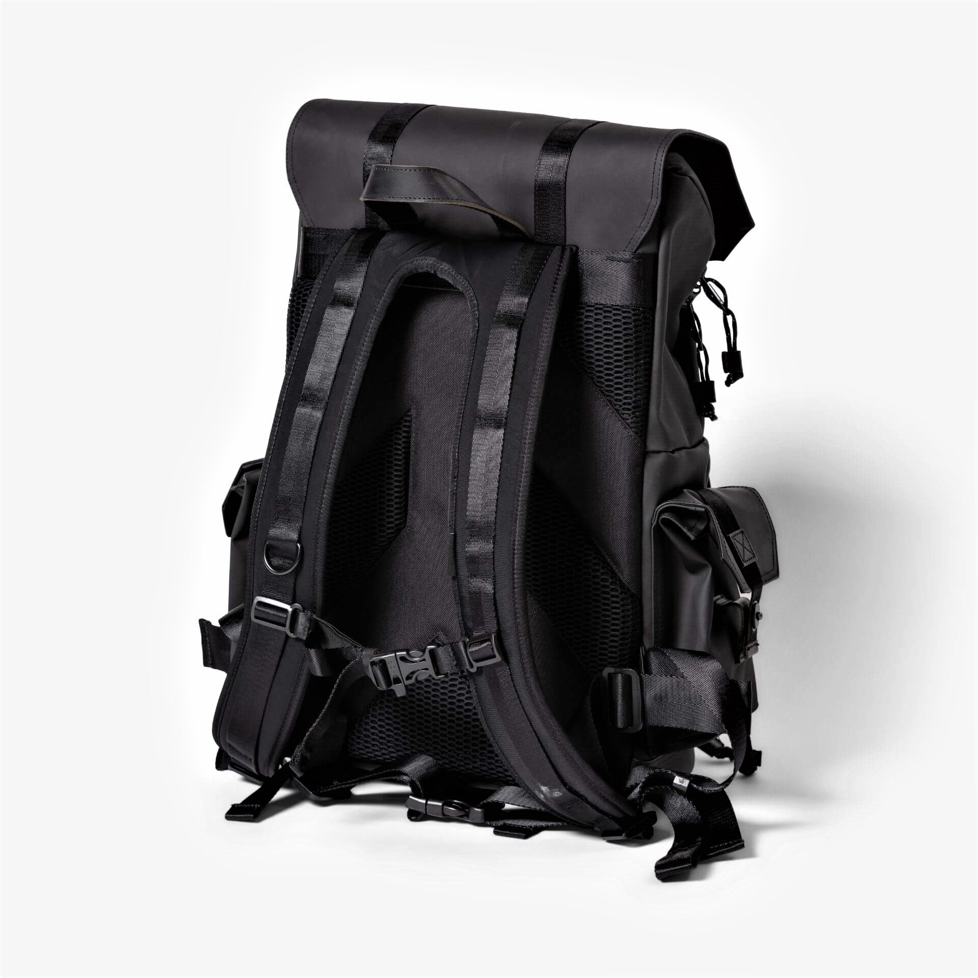 Langly Alpha Globetrotter XC Camera Backpack (Black with Black Accents)