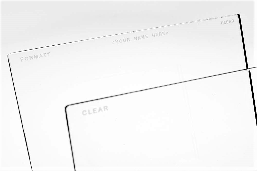 Tokina Cinema Formatt Hitech 6x6.6'' Clear Optical Flat Filter