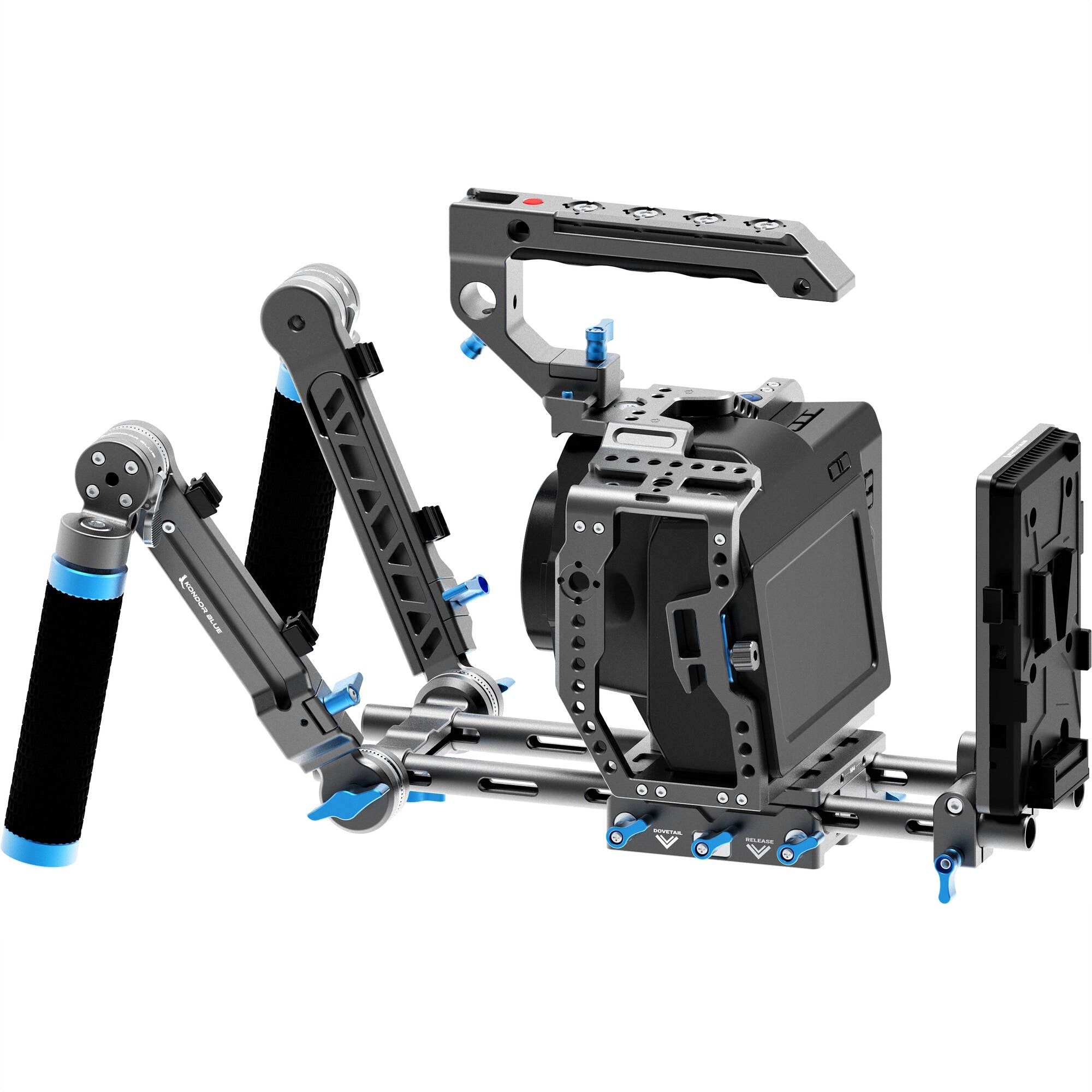 Kondor Blue Blackmagic Pocket 6K Pro Ultimate Rig (Space Gray)