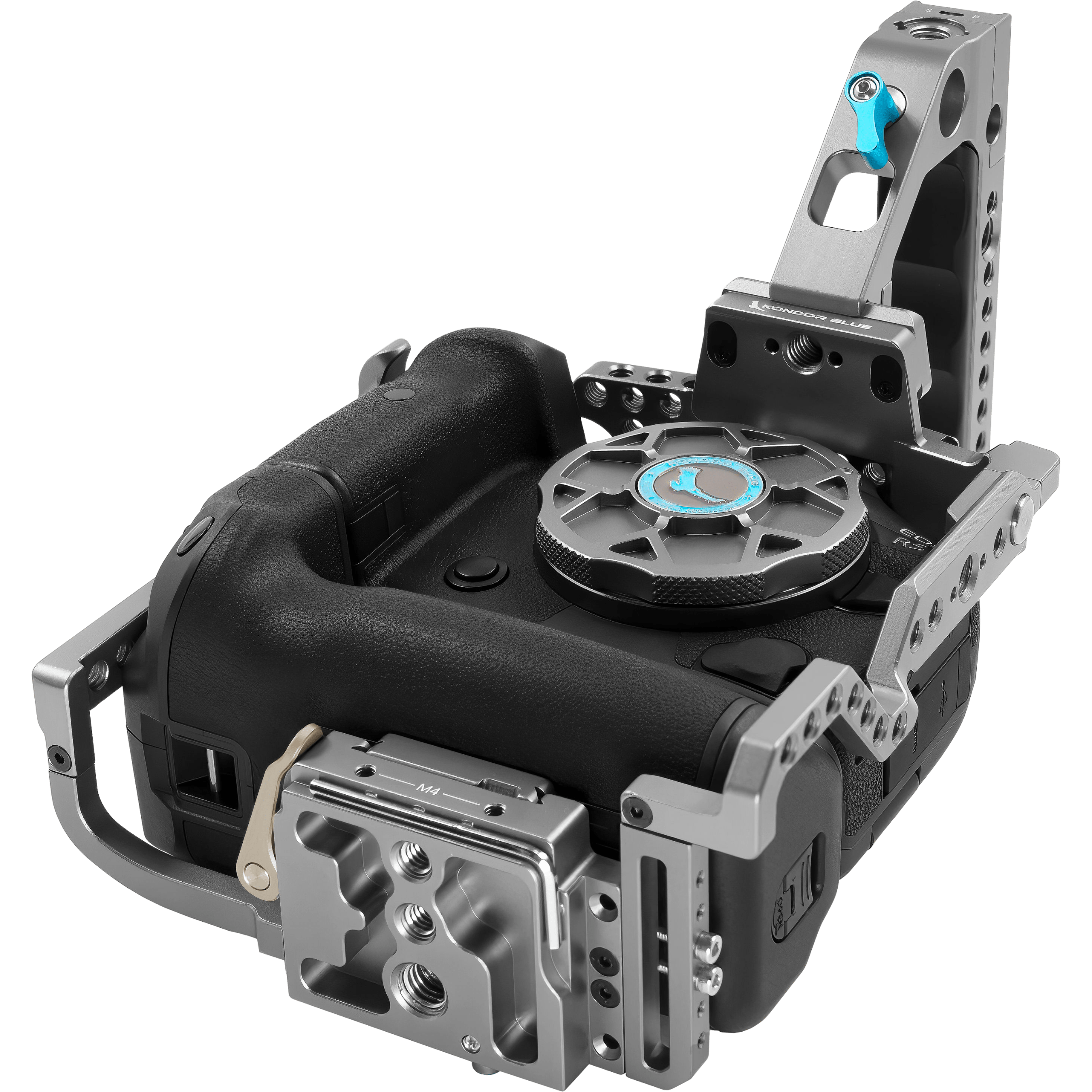 Kondor Blue Canon R5/R6 Battery Grip Cage with Top Handle (Space Gray)