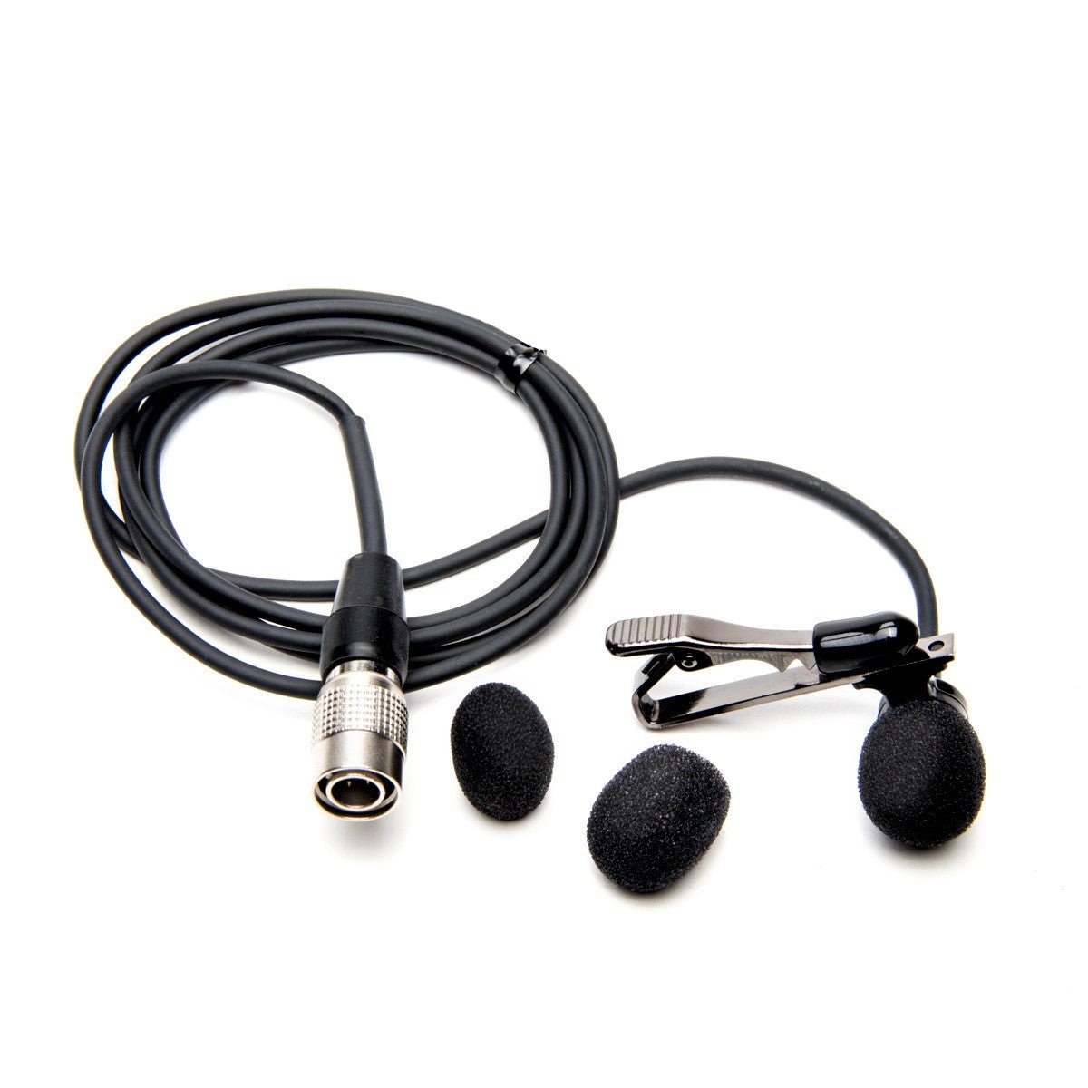Azden Broadcast Lapel Mic with Locking 4-Pin Hirose Plug