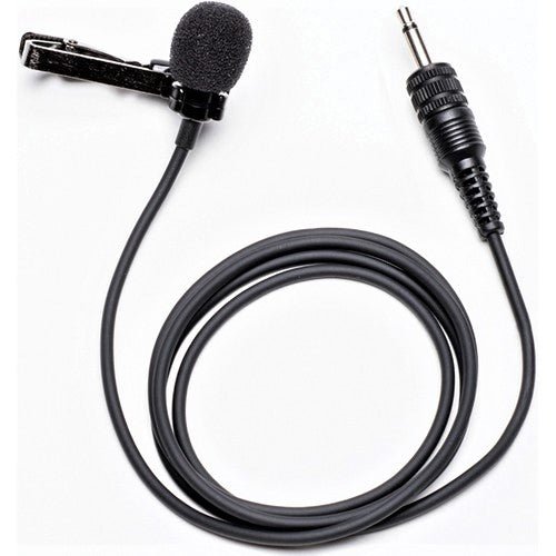 Azden Broadcast Lapel Mic with Locking 3.5mm Plug