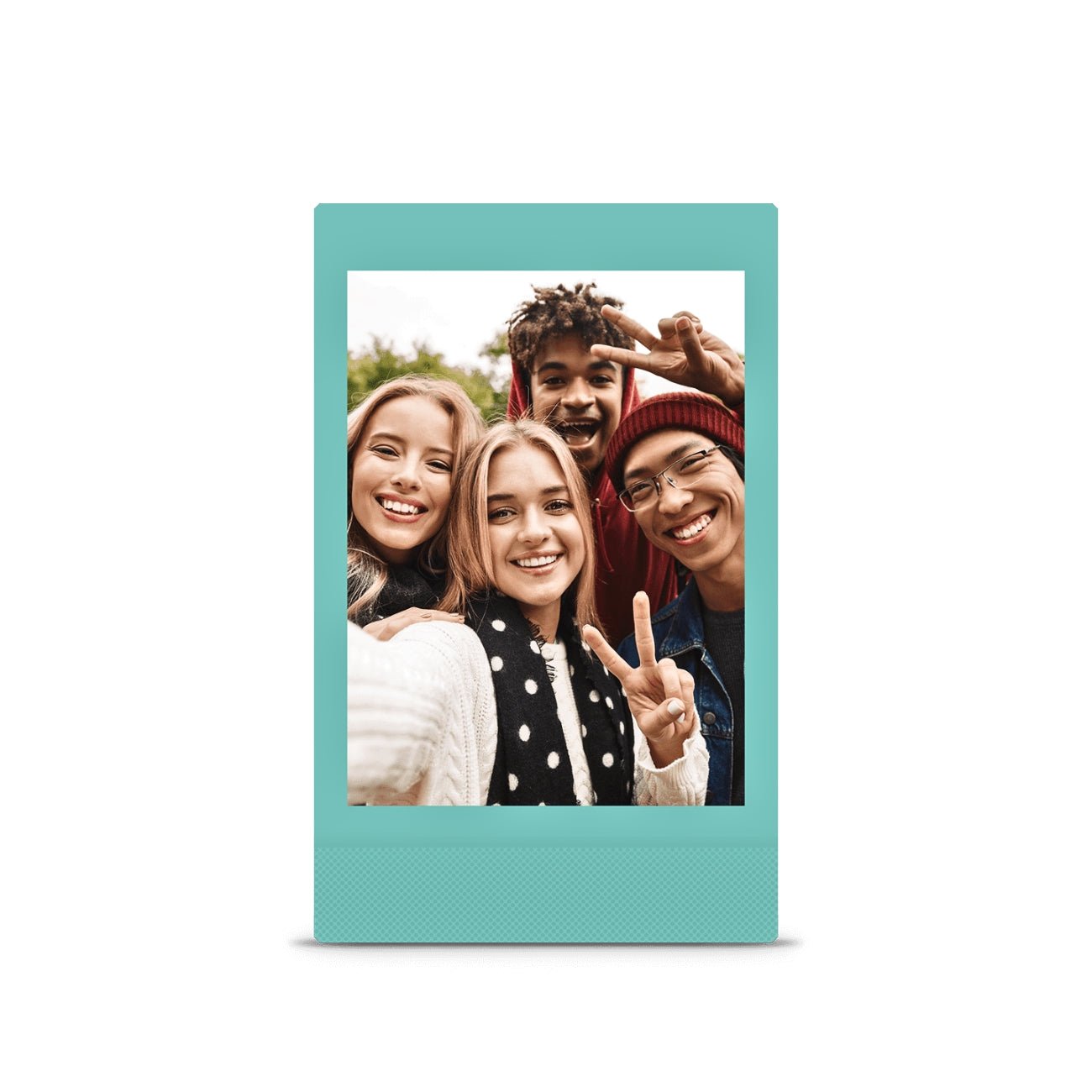 FUJIFILM INSTAX MINI Sky Blue Instant Film (10 Exposures) - Sample Sheet