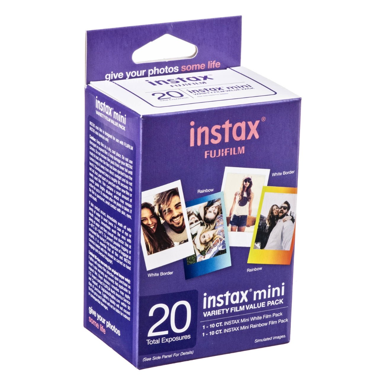 Fujifilm Instax Mini Instant Film – 50 Shots (10 Sheets X 5 Packs) – ISO 800