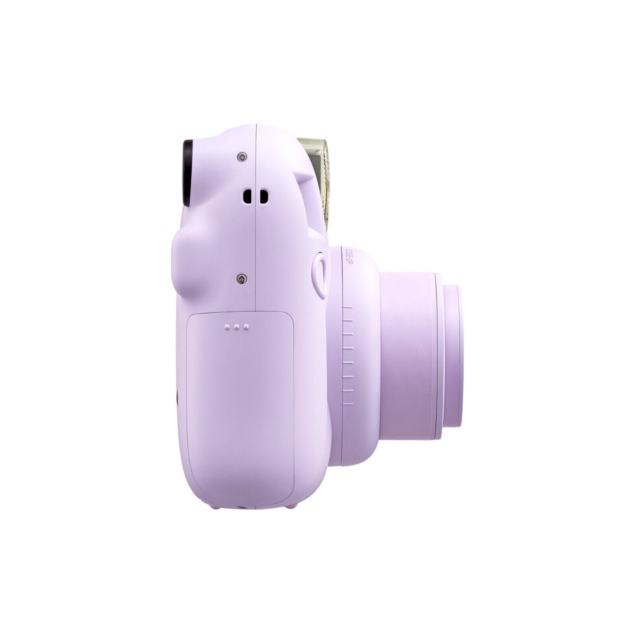 Fujifilm INSTAX Mini 12 Instant Film Camera (Purple) - Side view