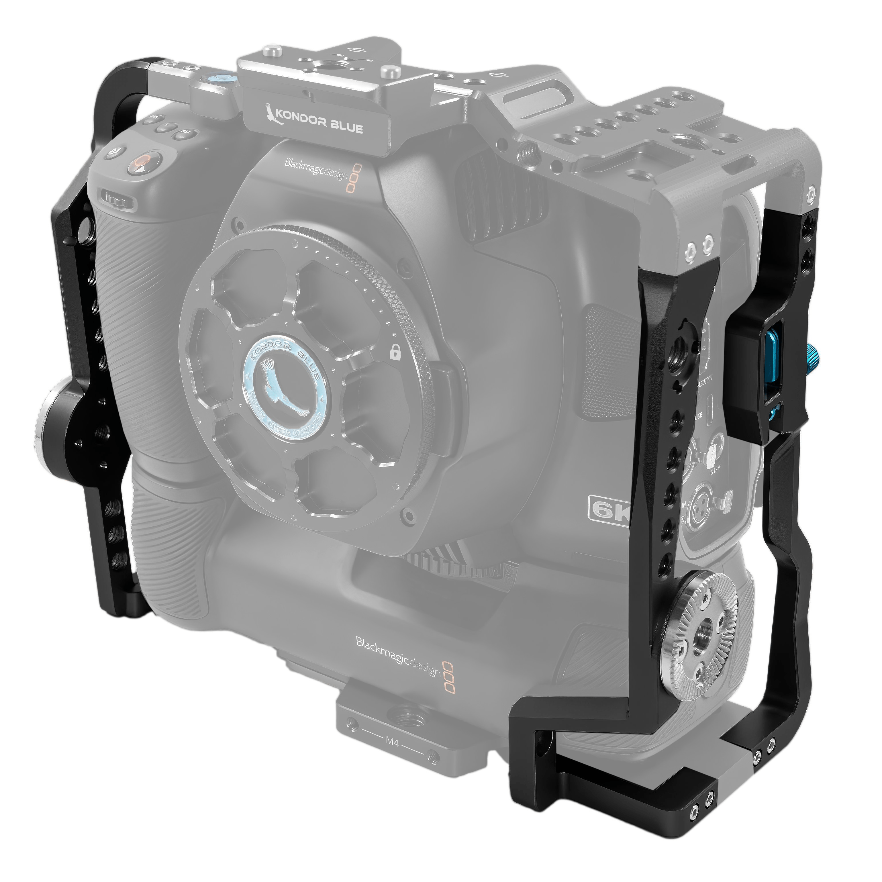 Kondor Blue Battery Grip Extension Kit for Blackmagic Pocket 6K Pro (Black)