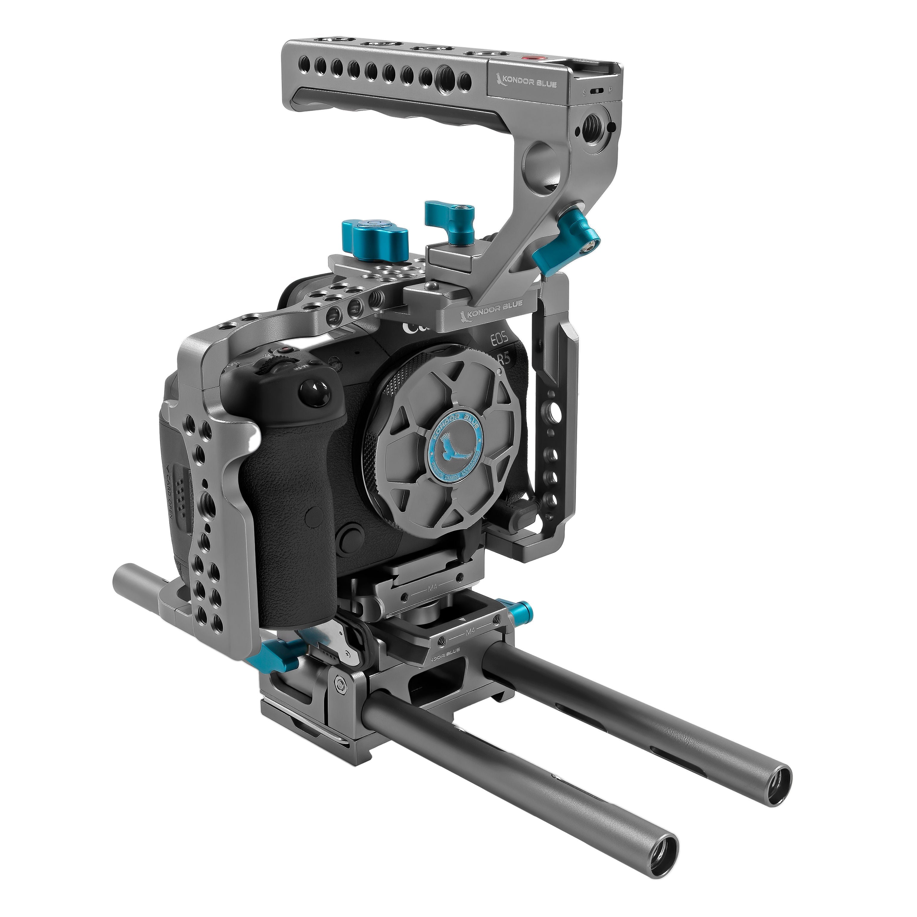 Kondor Blue Canon R5 Base Rig (R5/R6/R) (Space Gray)