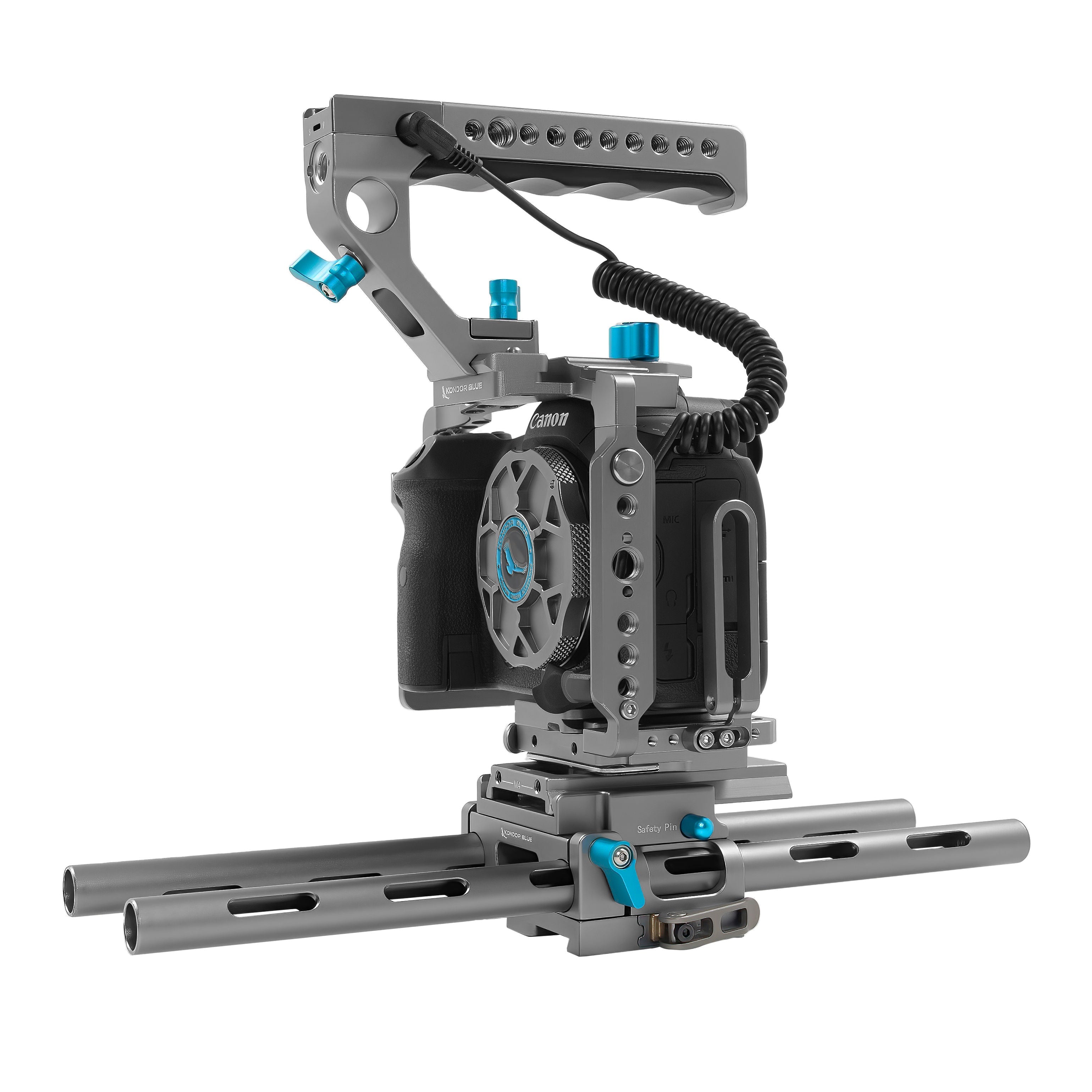 Kondor Blue Canon R5 Base Rig (R5/R6/R) (Space Gray)