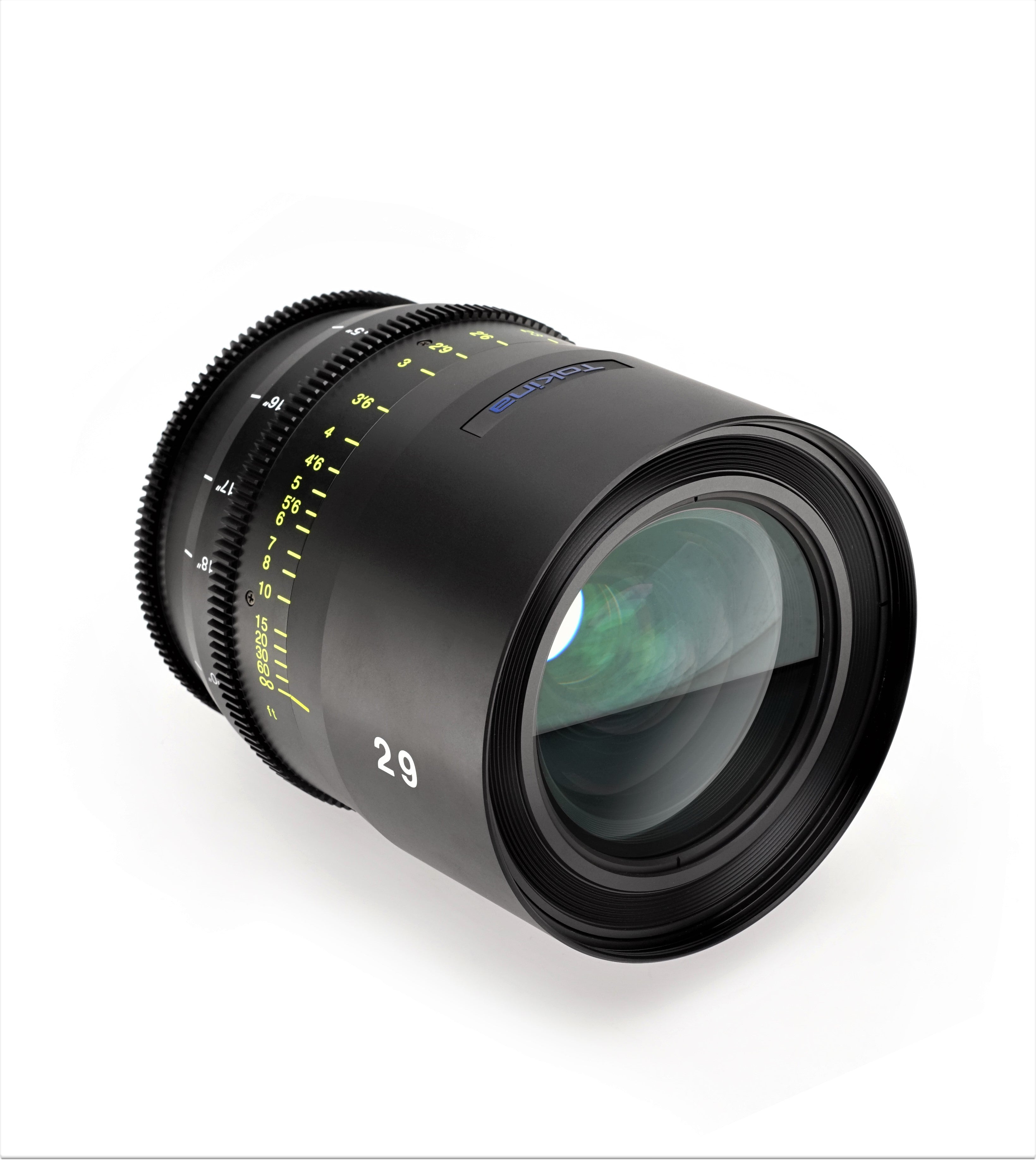 Tokina Cinema Vista 65mm T1.5 Lens (Sony E Mount) in a Front-Side View