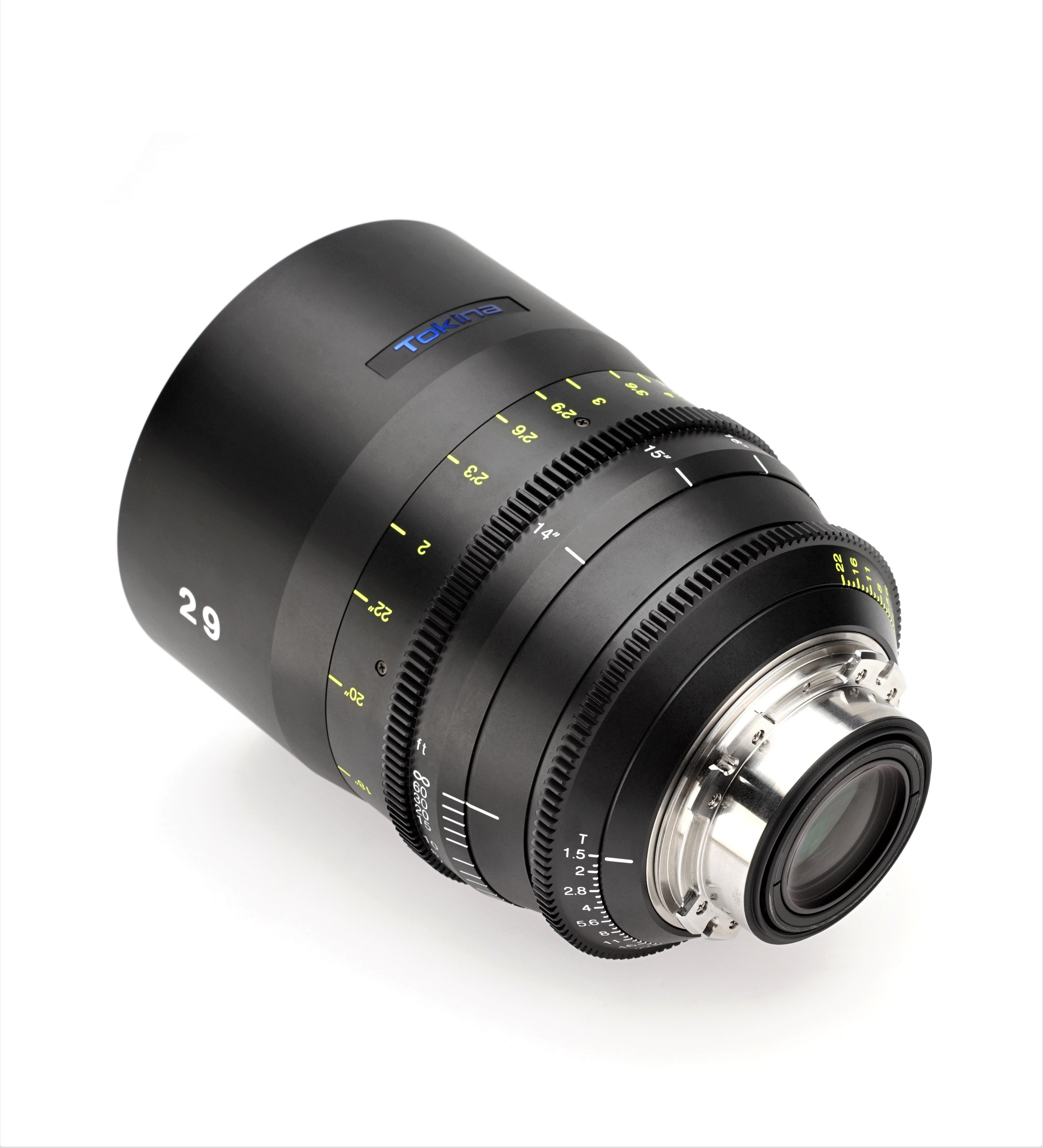 Tokina Cinema Vista 65mm T1.5 Lens (Sony E Mount) in a Back-Side View
