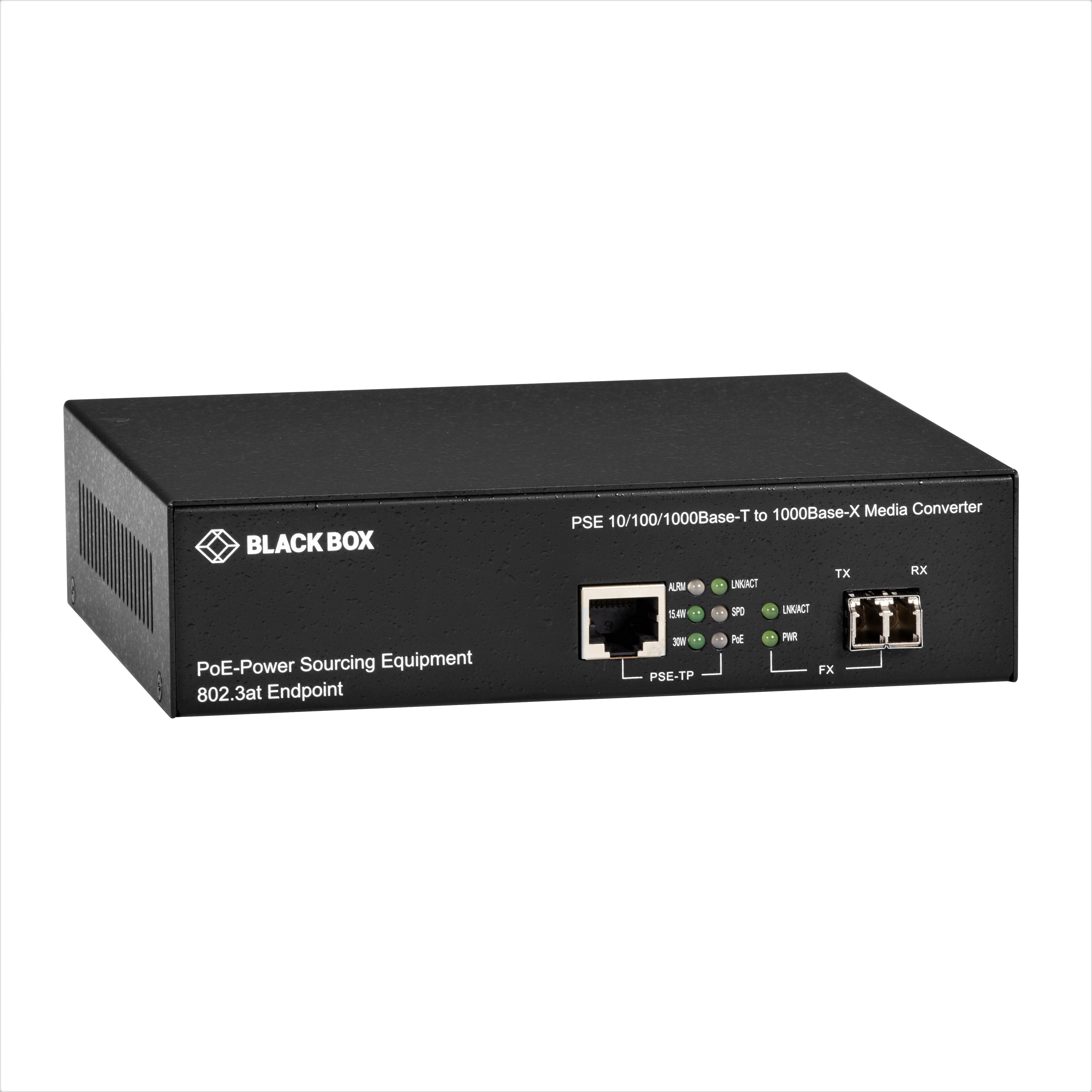 Black Box PoE PSE GBE Media Converter