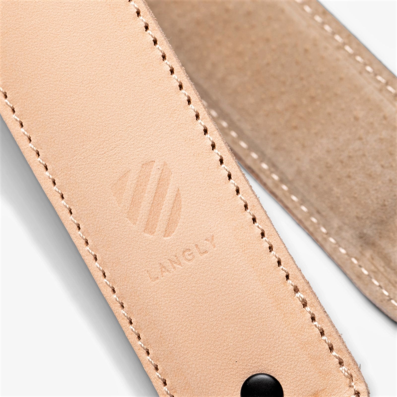 Langly Premium Leather Camera Strap (Tan)