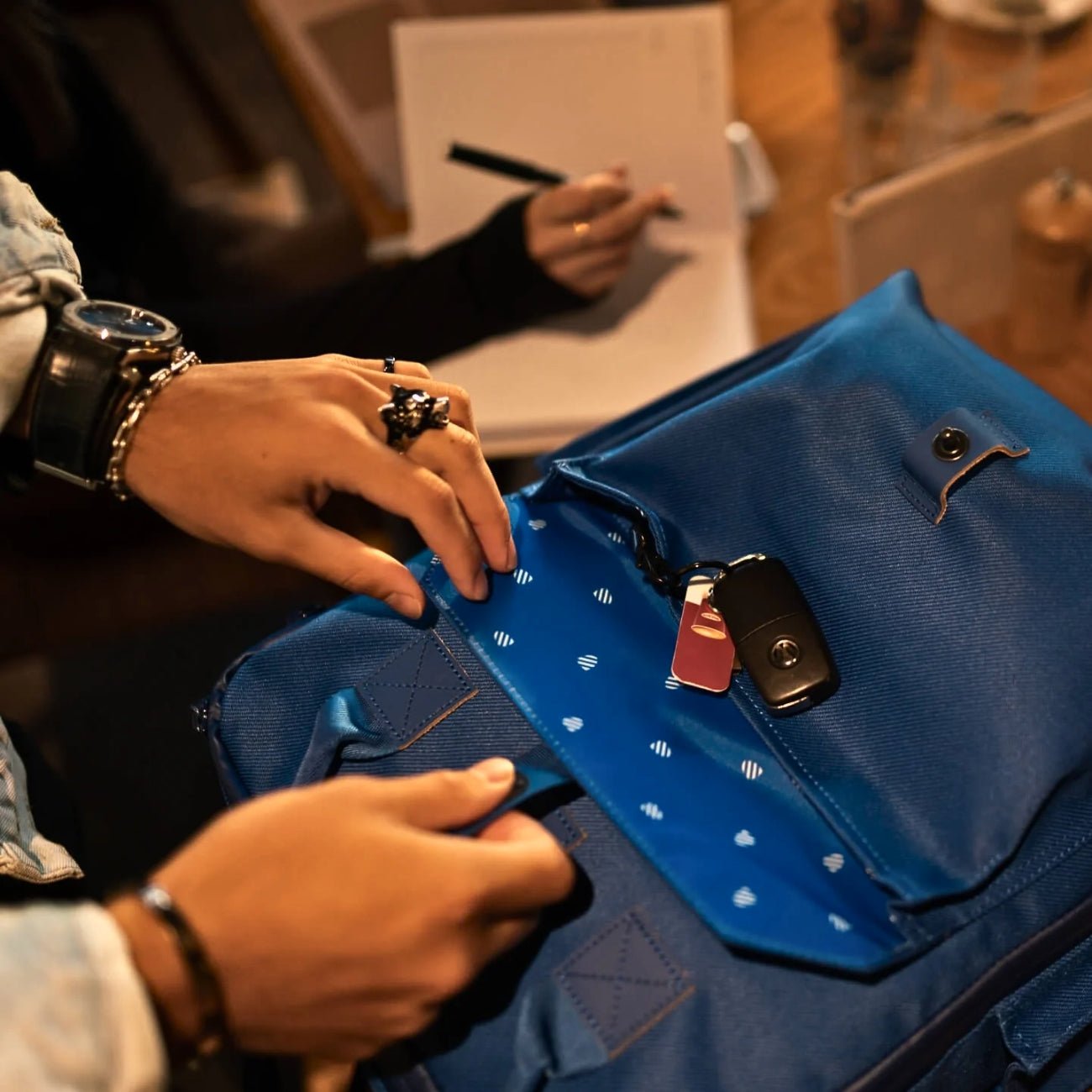 Langly Sierra Camera Backpack - Classic Blue