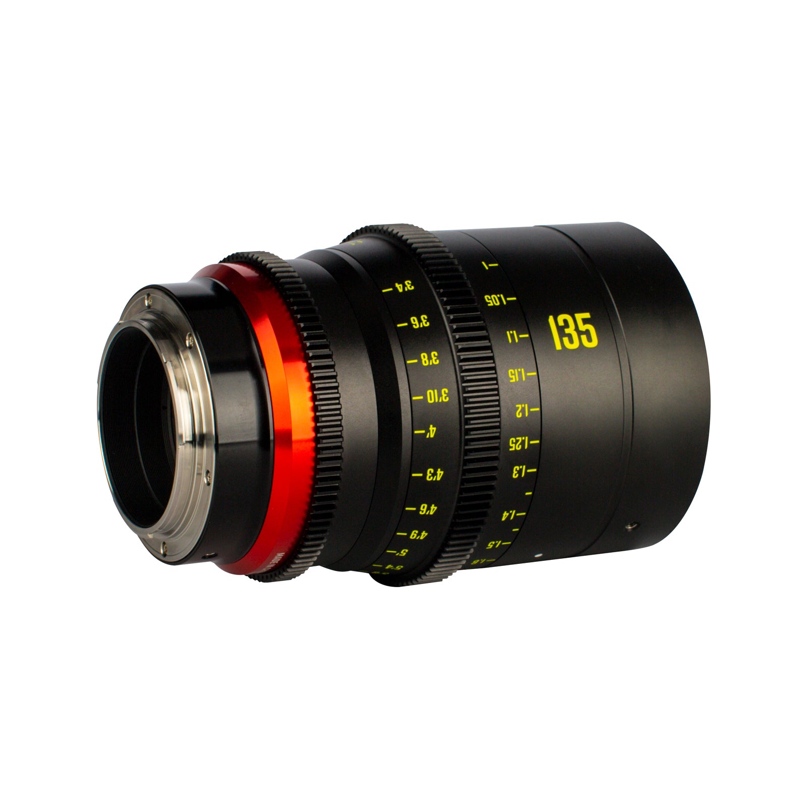 Meike Cinema Full Frame Cinema Prime 135mm T2.4 Lens (EF Mount) Side View