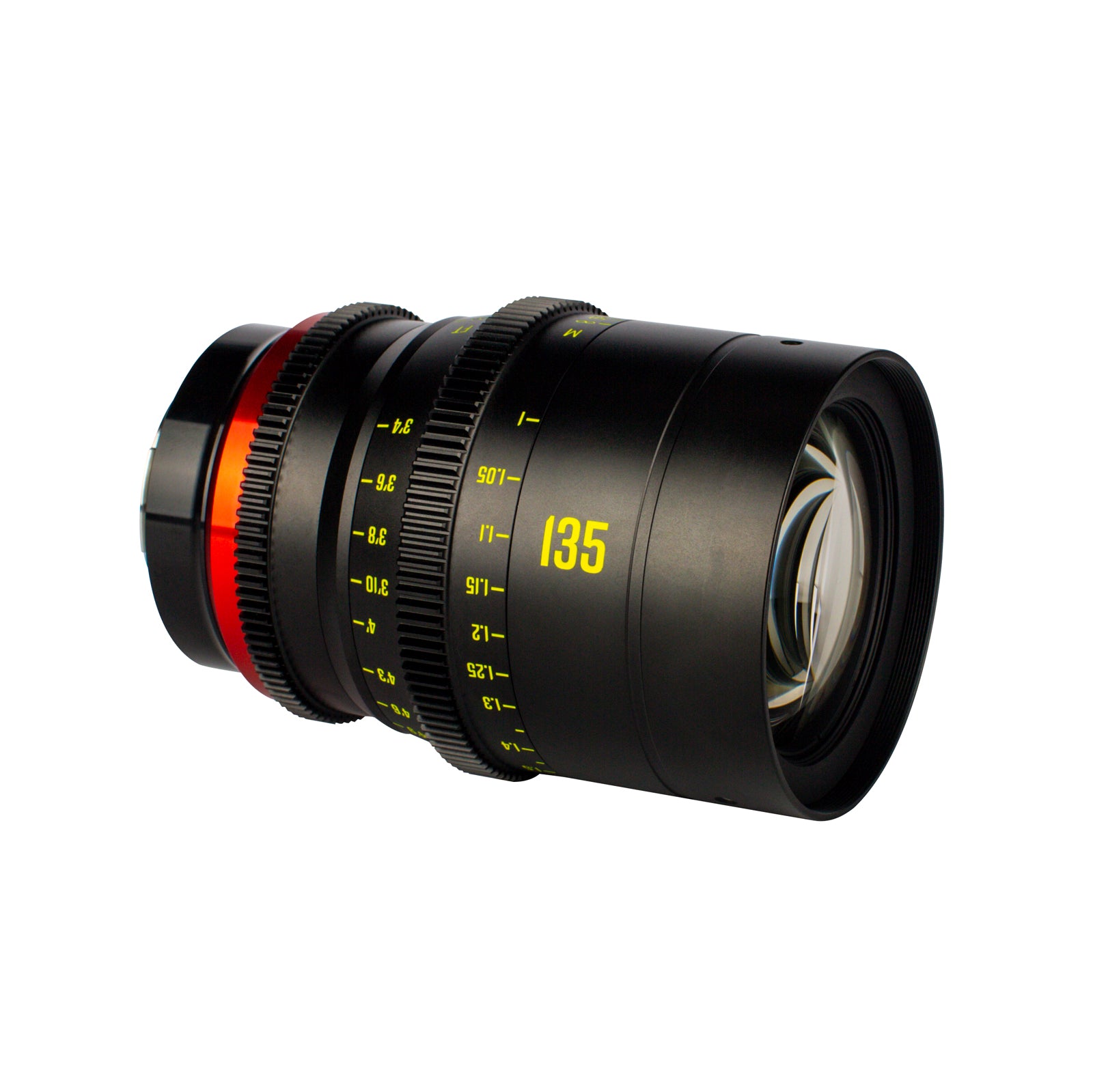 Meike Cinema Full Frame Cinema Prime 135mm T2.4 Lens (EF Mount) Side View