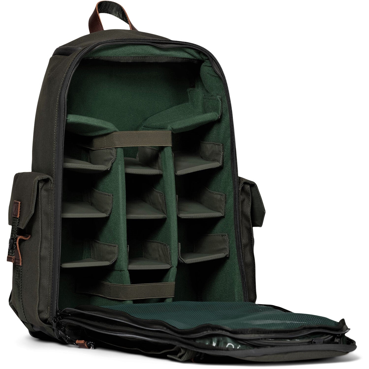 Langly Multi Globetrotter Camera Backpack (Forest Green)