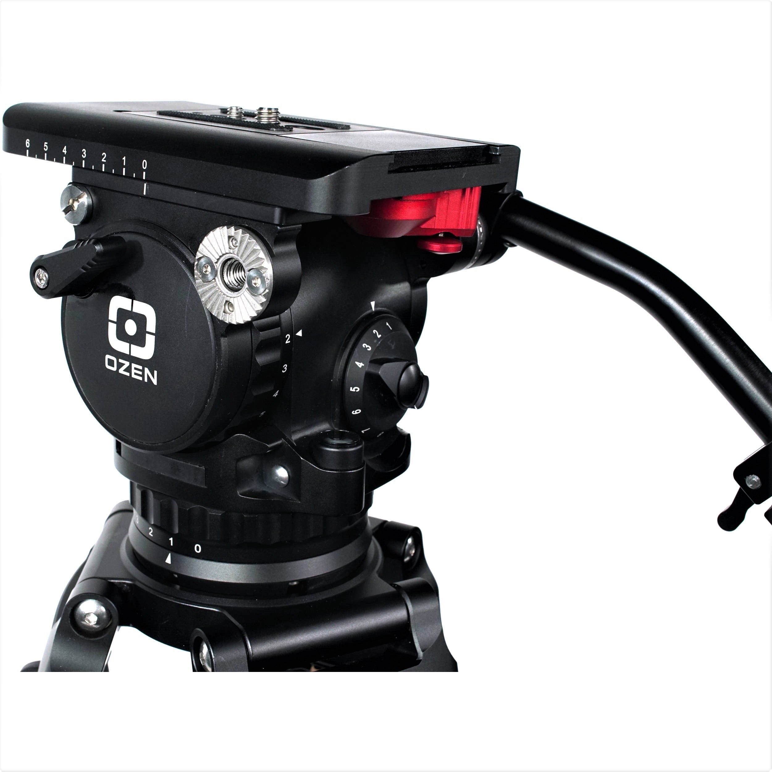 OZEN Agile 10 Fluid Head in a Close-Up View