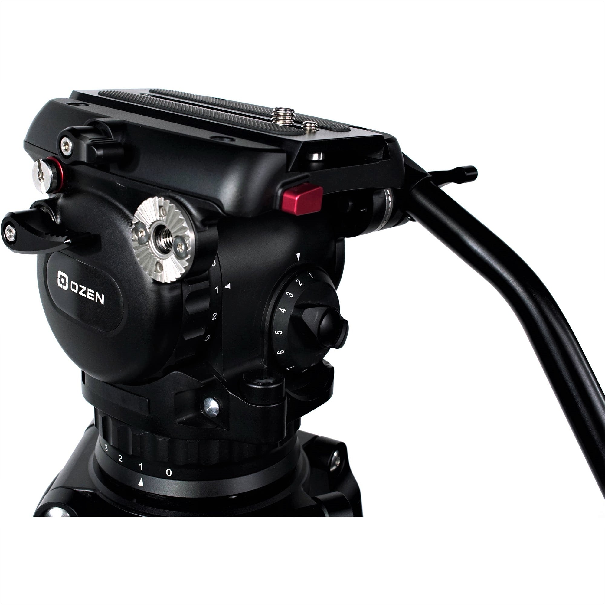 OZEN Agile 12S Fluid Head in a Close-Up View