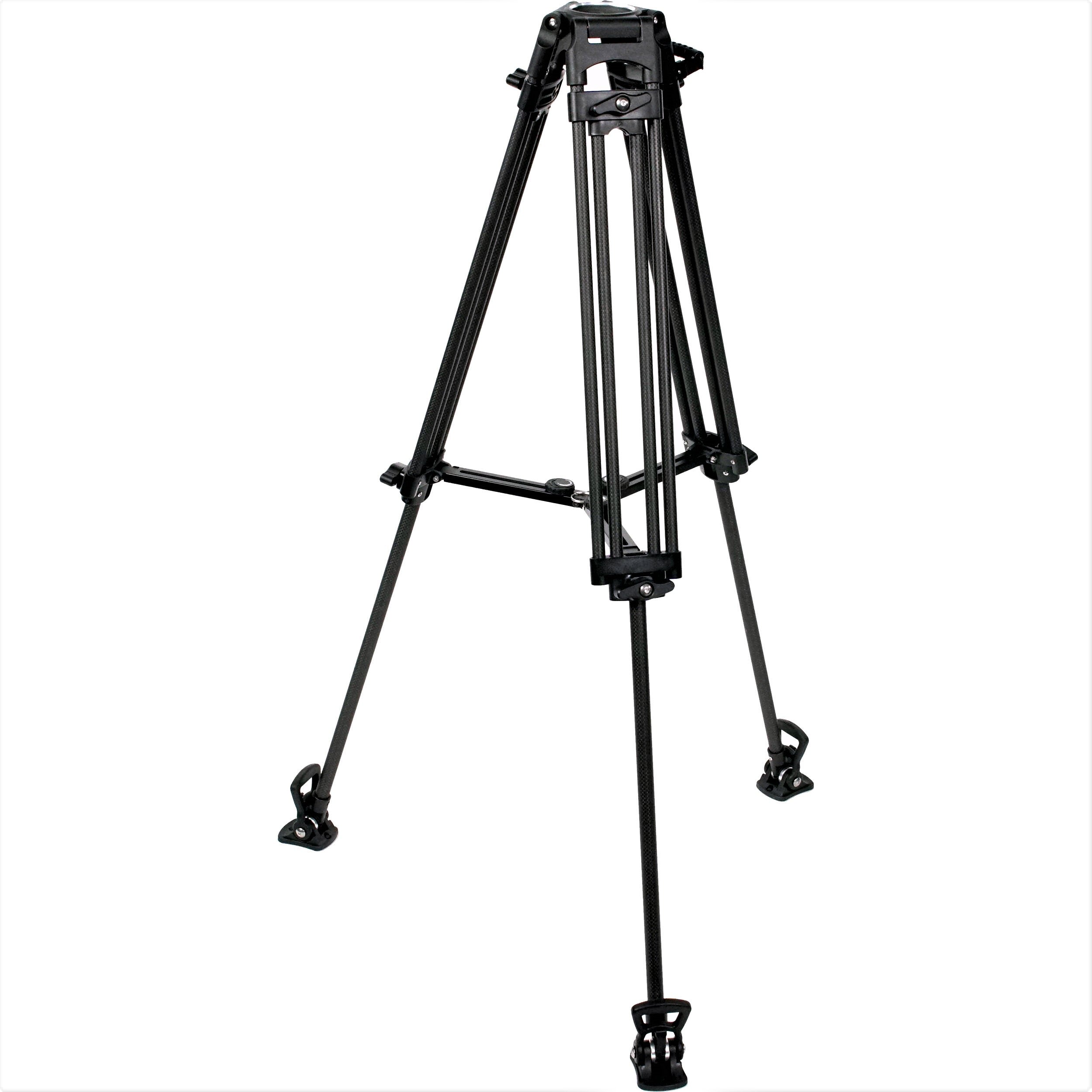 OZEN 75CF2 75mm Two-Stage Carbon Fiber Tripod