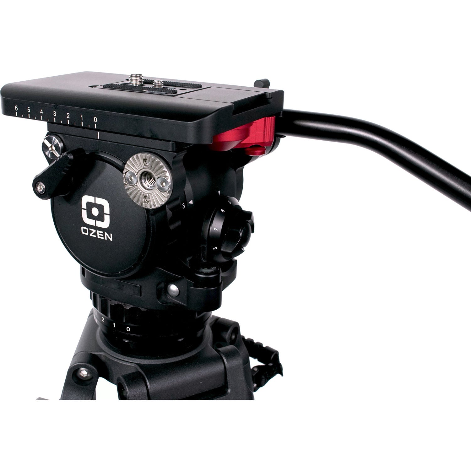 OZEN Agile 5 Mini E-Z Load 75mm Fluid Head in a Close-Up View