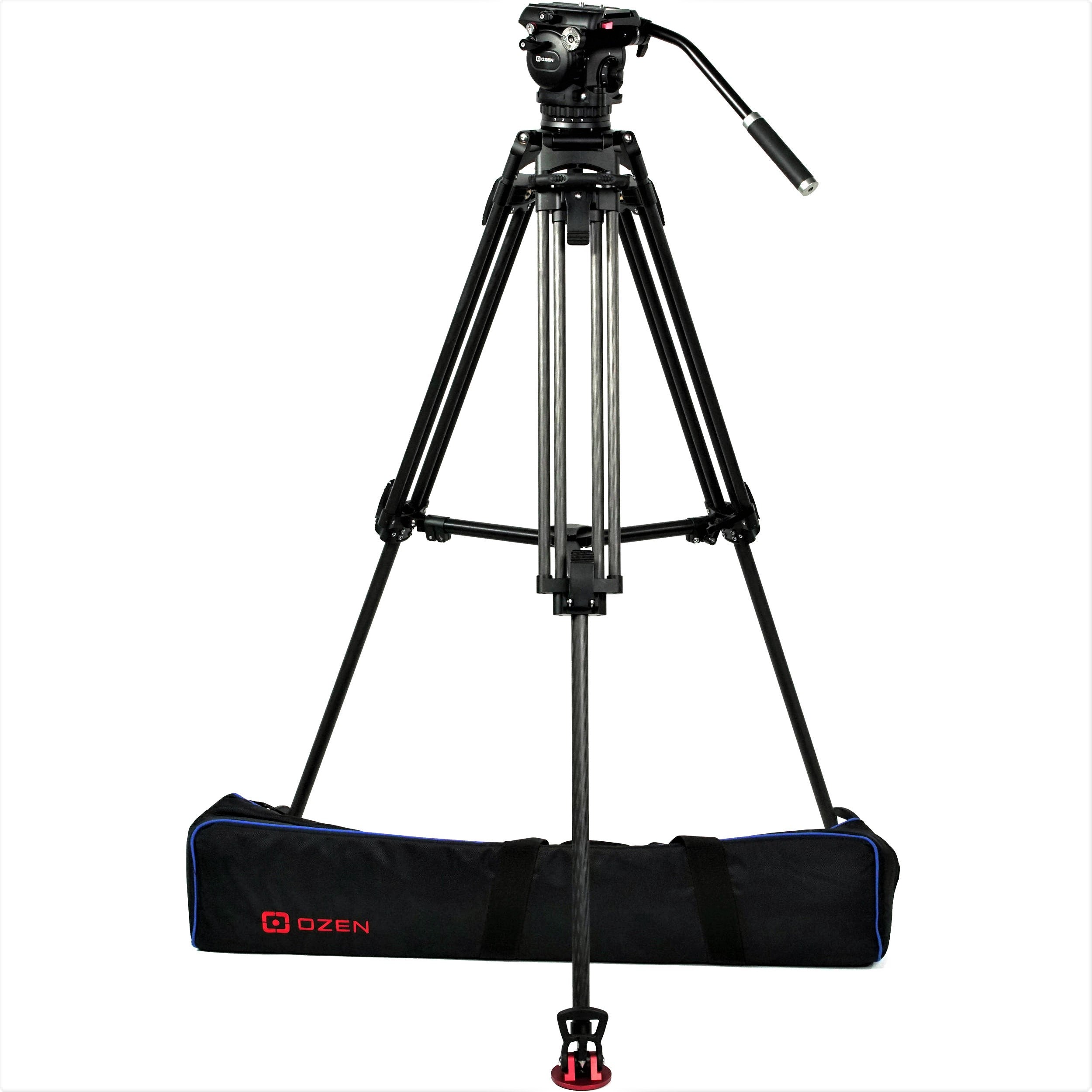 OZEN 6CF2HD 75mm AGILE 6 Mini E-Z LOAD Tripod System