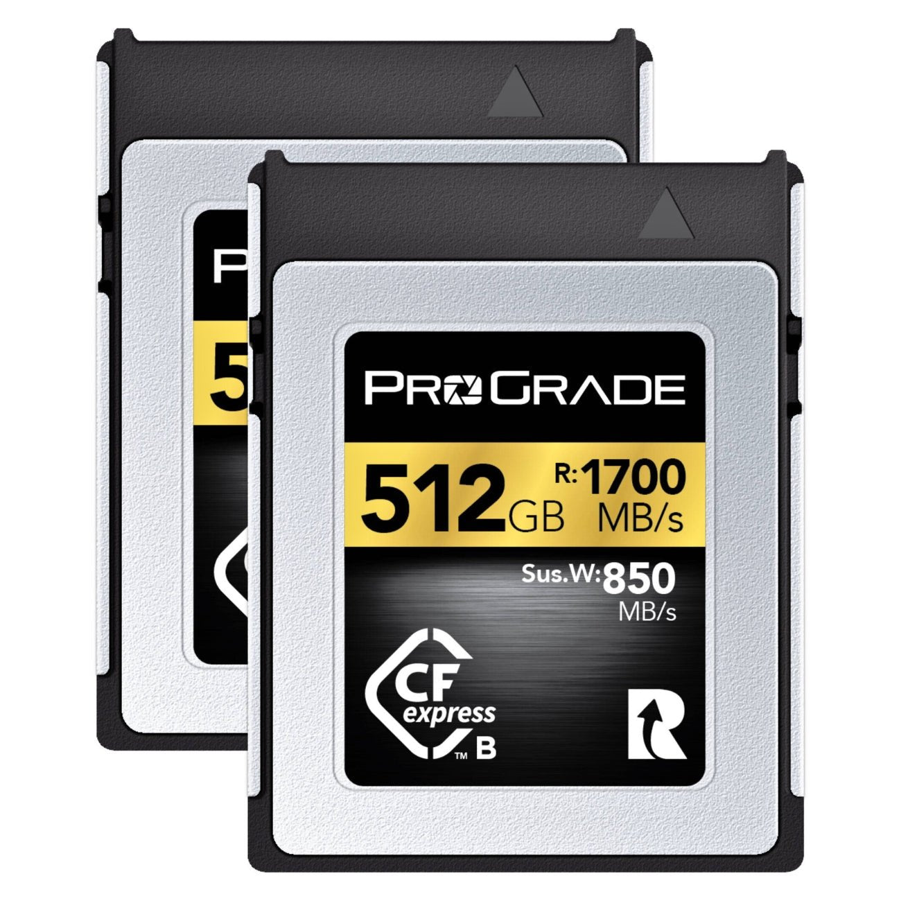 ProGrade Digital 512GB CFexpress 2.0 Type B Gold Memory Card (2-Pack)