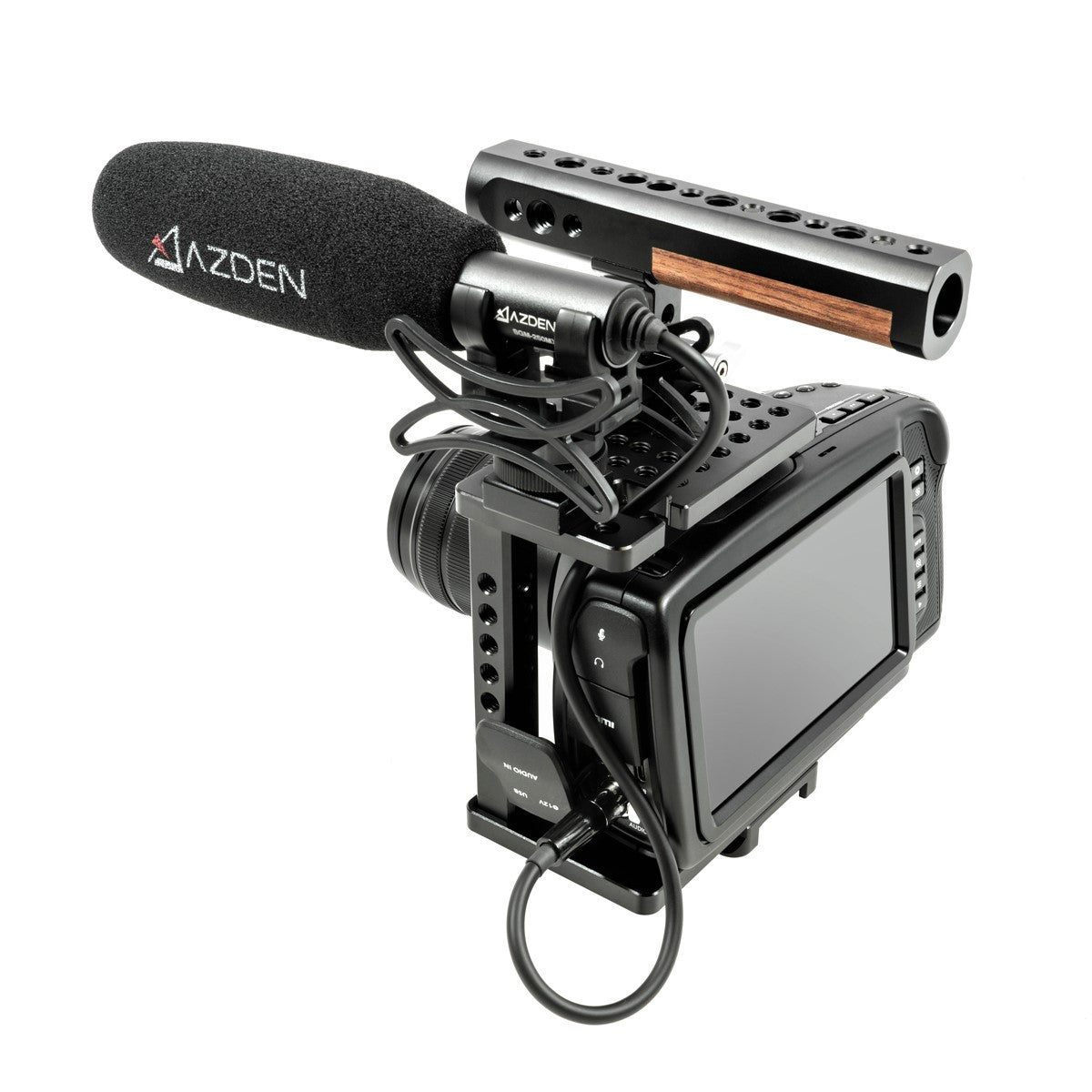 Azden Professional Compact Cine Mic with Mini-XLR Output